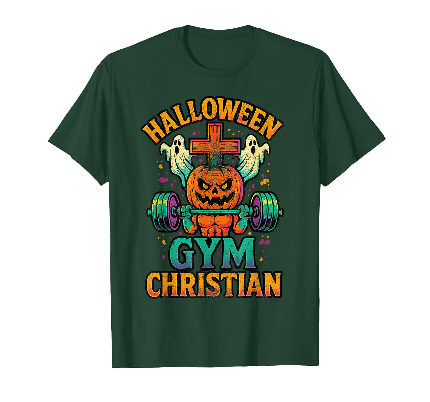 Fear God Not Man Retro Vintage Christian Fitness Lover Gym T-Shirt