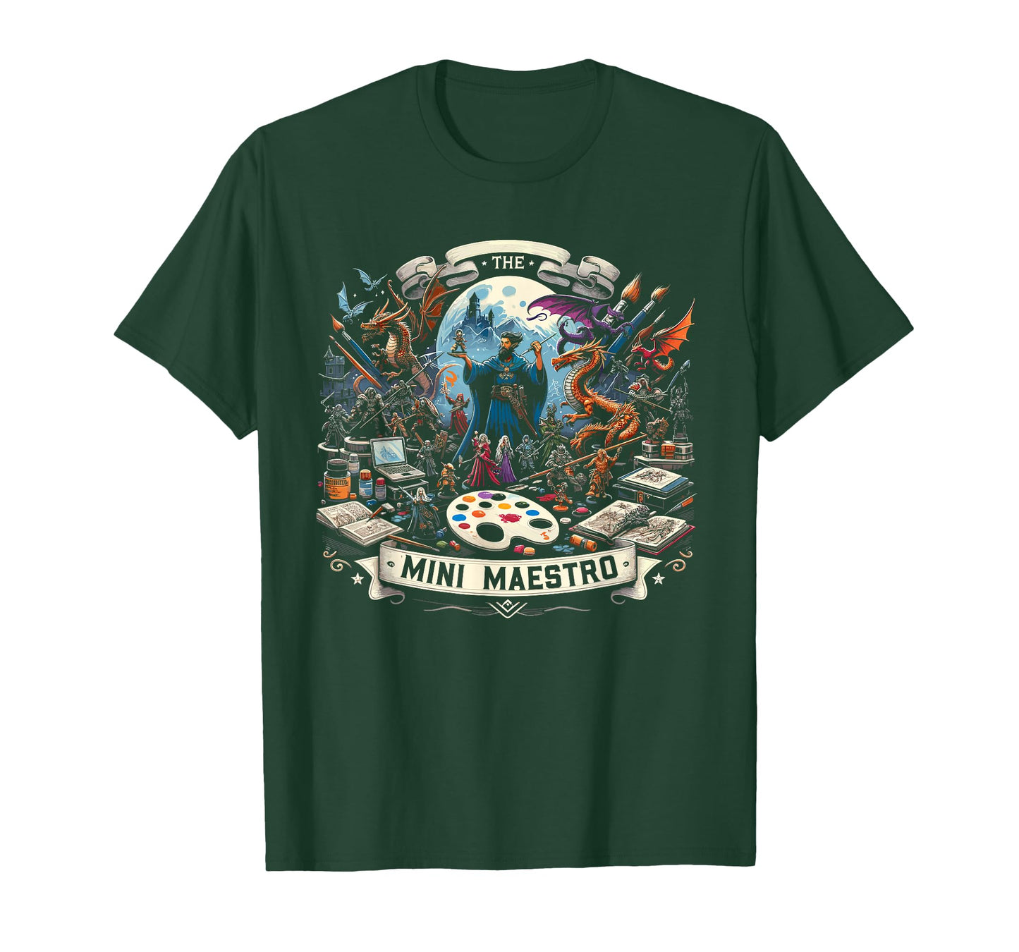 Miniature Painter Saying Mini Painting Miniaturist T-Shirt