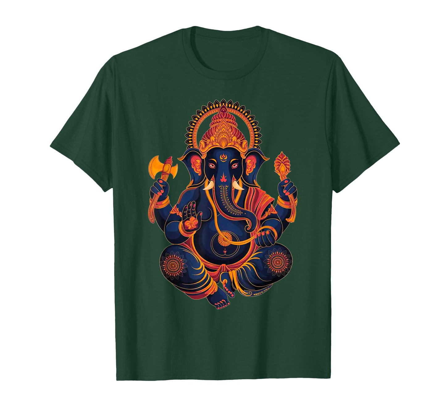 Hindu Ganesha Puja Elephant God India Meditation Yoga Murti T-Shirt