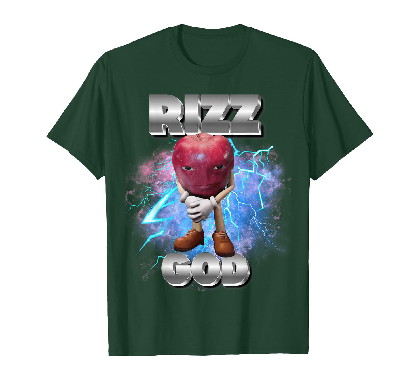 Rizz God Rizz Apple Funny Memes Internet Memes Gen-Z Memes T-Shirt