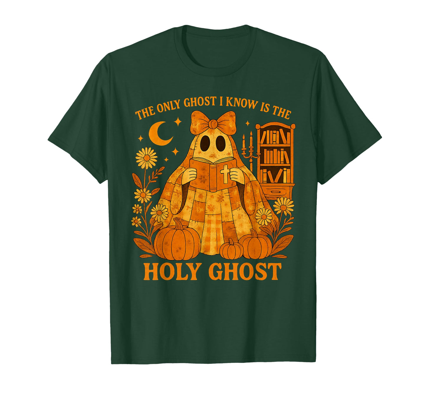 The Only Ghost I Know is The Holy Ghost Halloween Christian T-Shirt