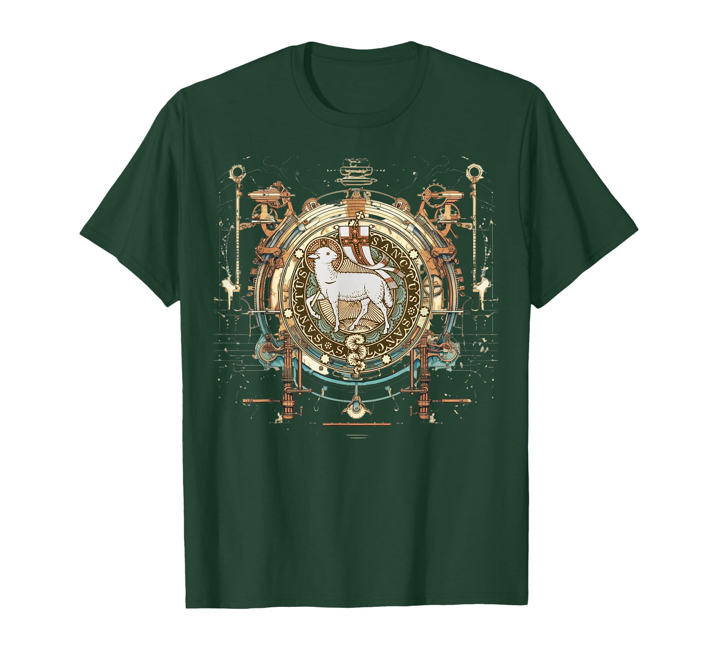Agnus Dei Sanctus Traditional Latin Mass Catholic T-Shirt