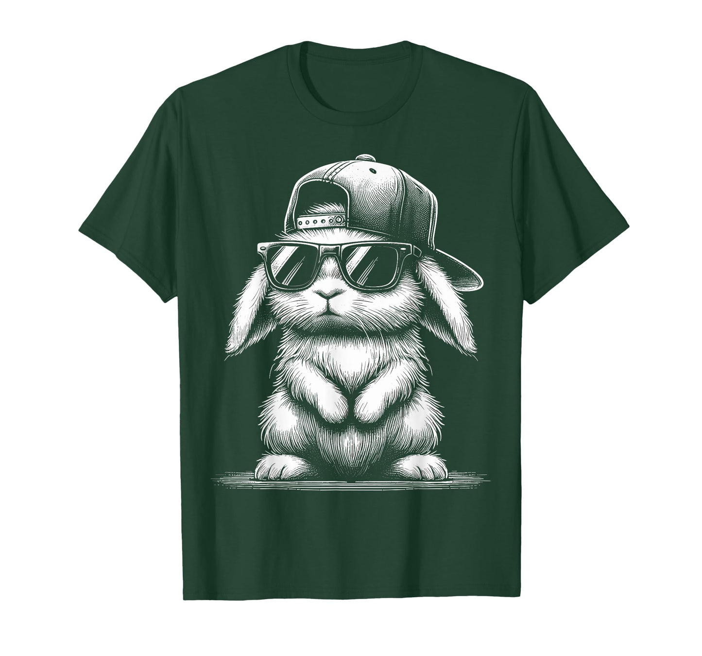 Happy Easter Day Bunny Face Easter Day T-Shirt