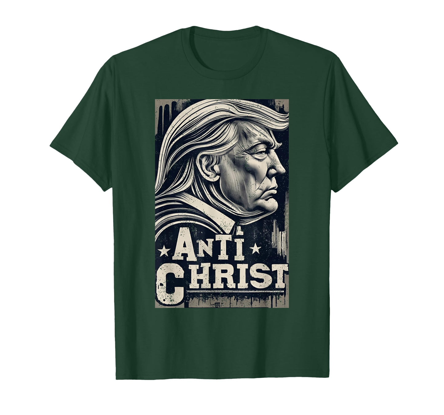 Funny Trump Anti Christ Jesus Christian Faith Tee T-Shirt