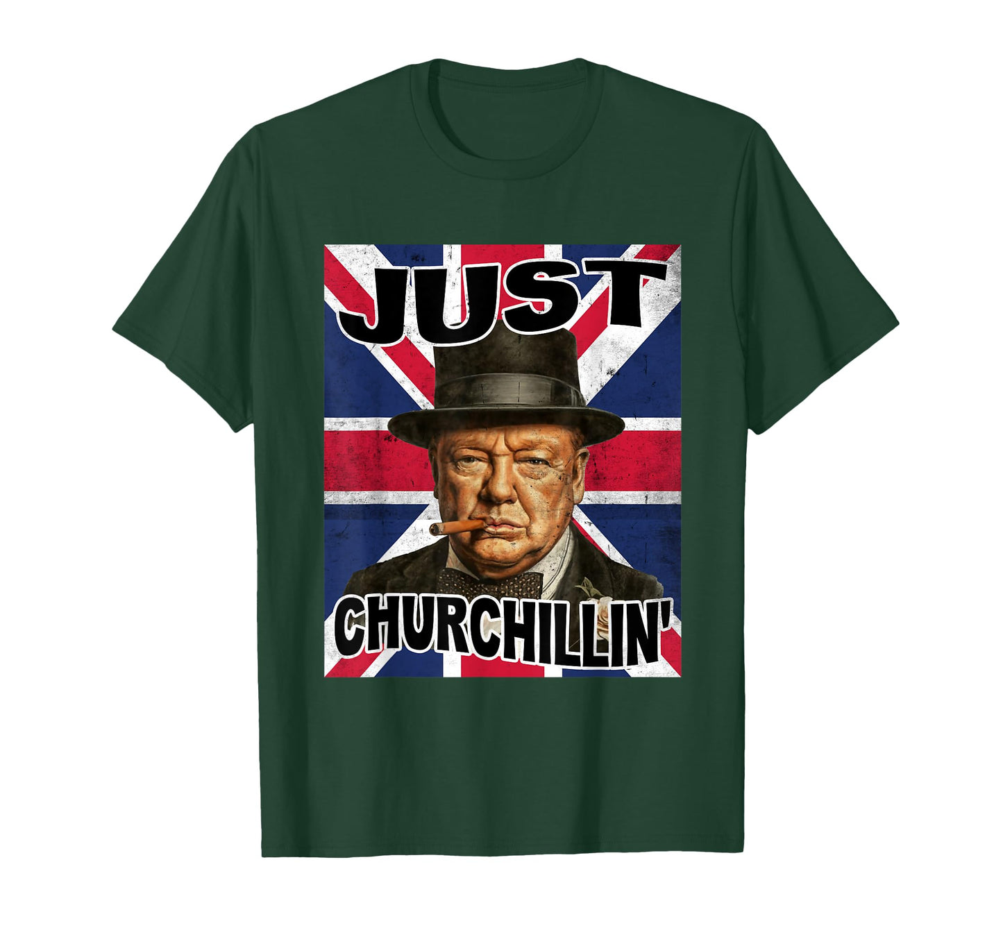 Retro Winston Churchill Shirt Costume For Kids Boys Men T-Shirt