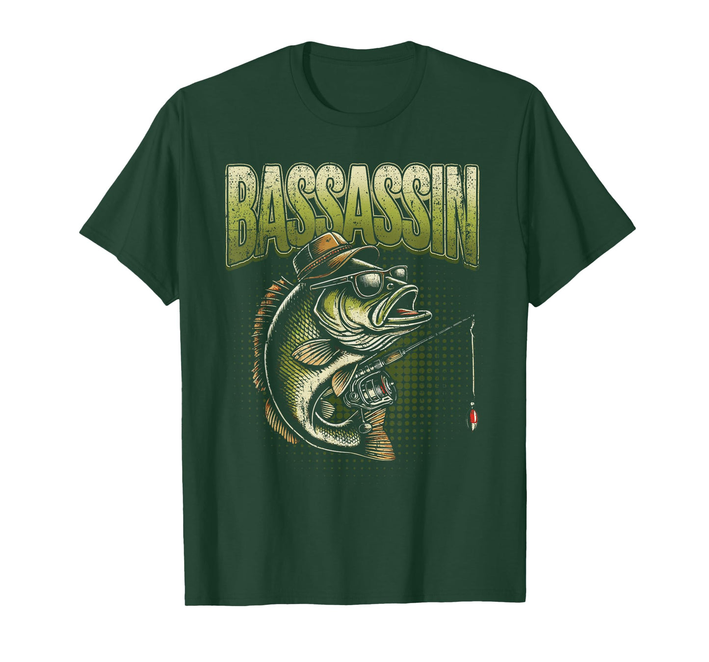 Funny Bass Fisherman Fishing meme T-Shirt