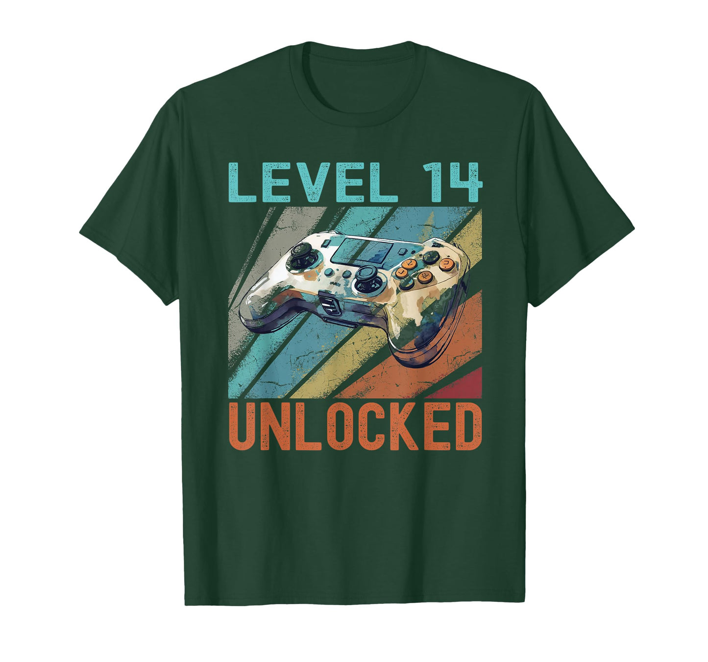 Level 14 Unlocked, Cool Gaming Stuff 14th Birthday Gifts T-Shirt