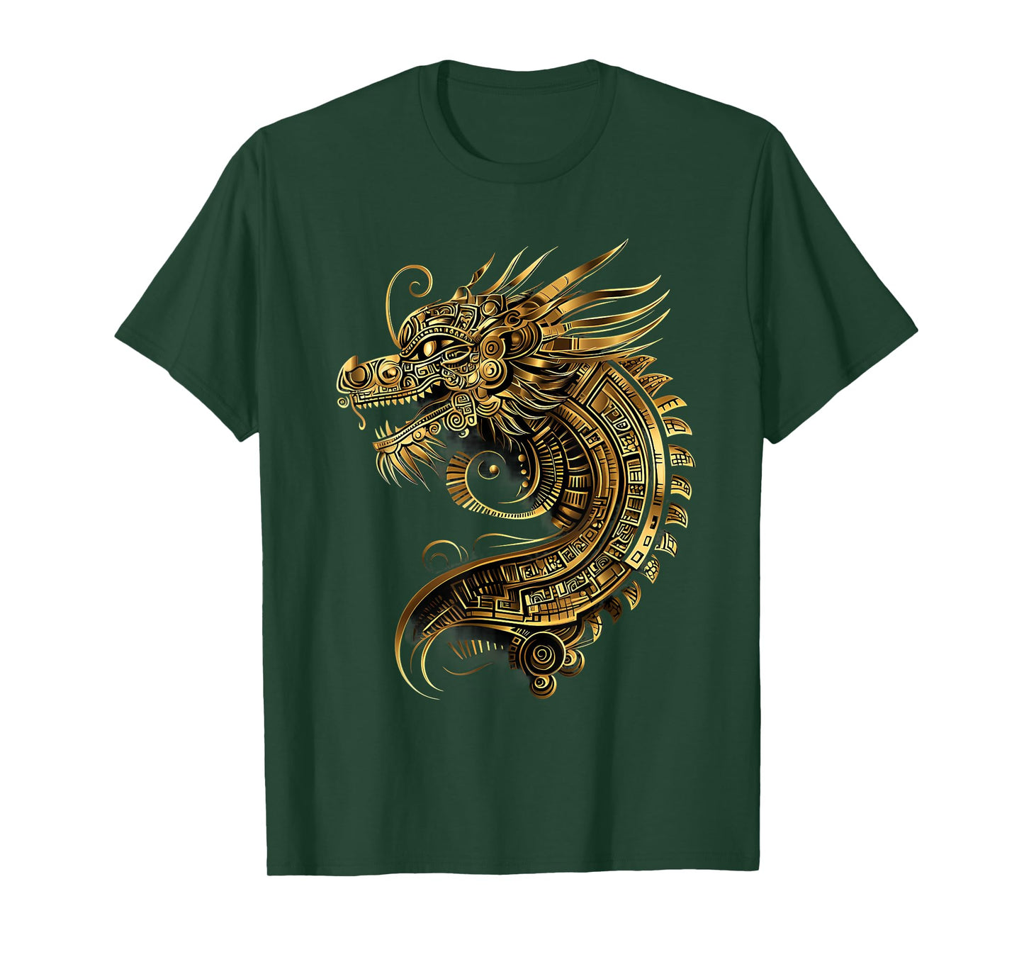 Aztec Mexican Mythology Aztec God Toltec Inca Dragon Mayan T-Shirt