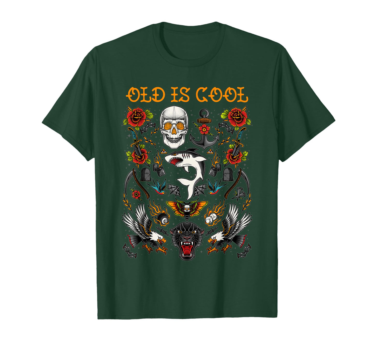 Old School Traditional Tattoo Style Shirt for Tattoo Artist T-Shirt