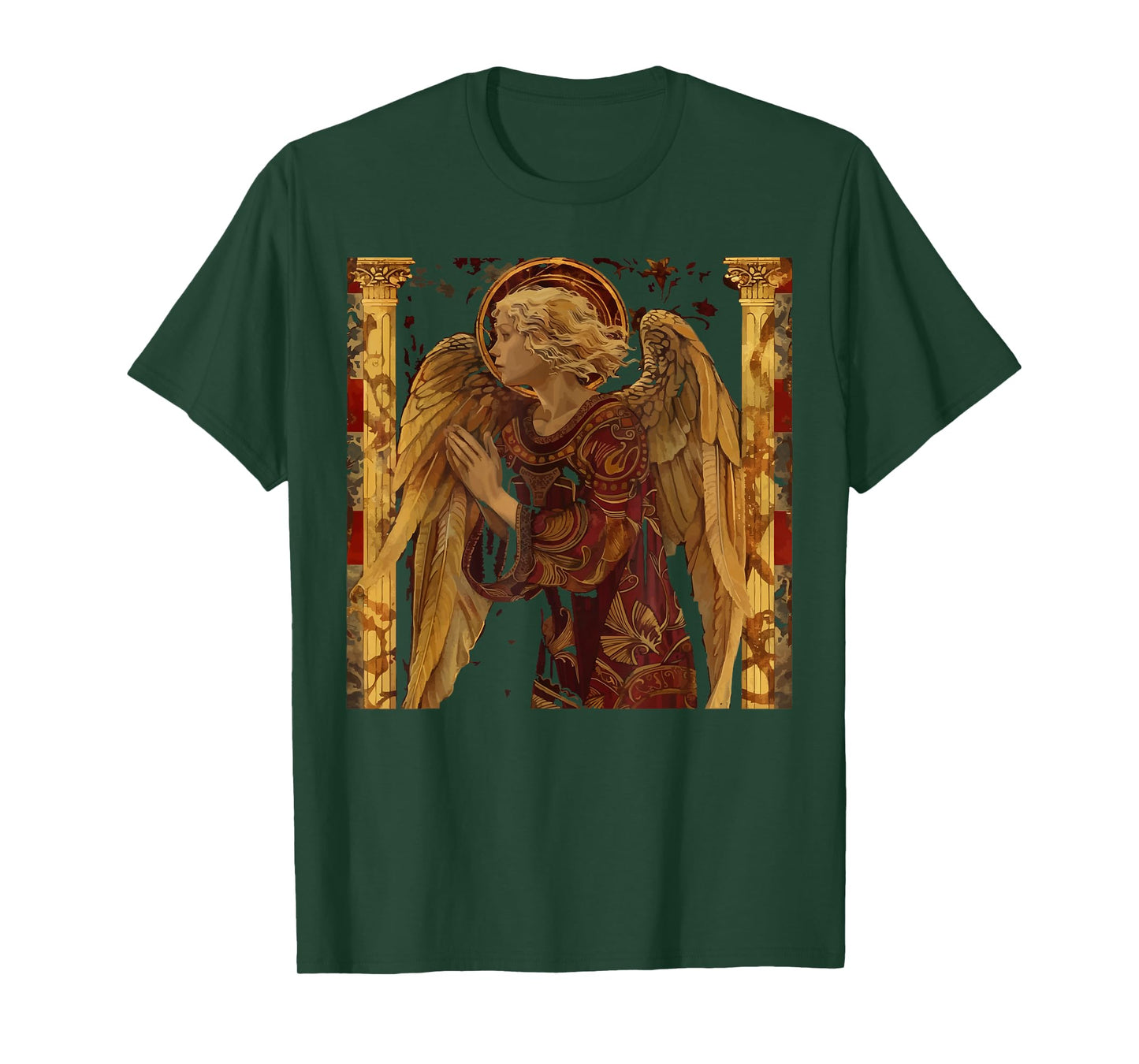 Archangel Gabriel Catholic Christianity Guardian Angel T-Shirt