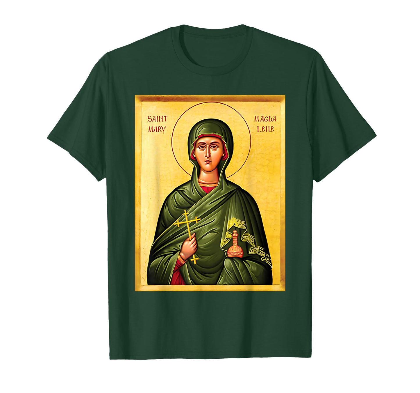 St. Mary Apostle Magdalene Eastern Orthodox Byzantine Art T-Shirt