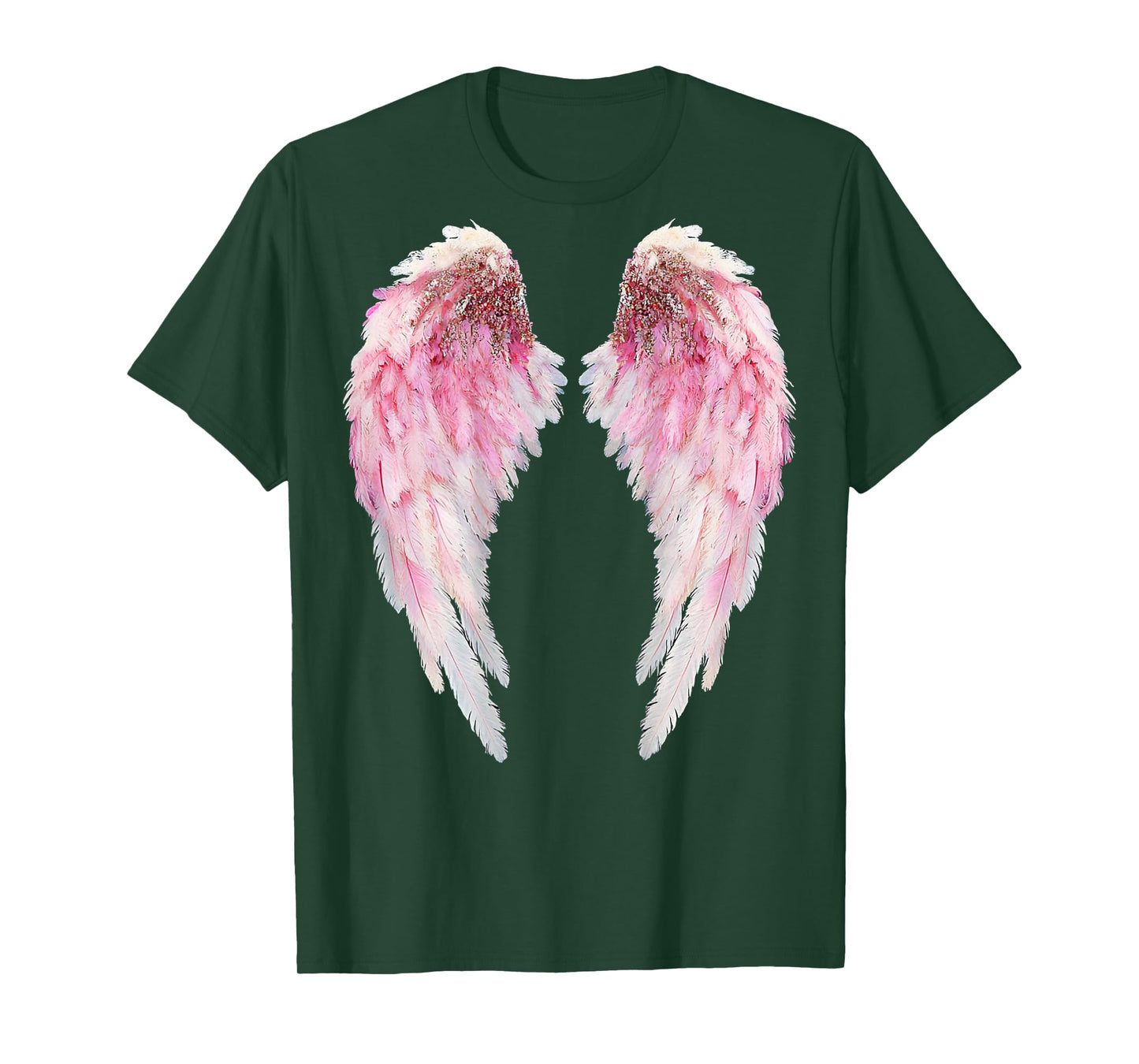 Angel Wings Pink Graphic T-Shirt
