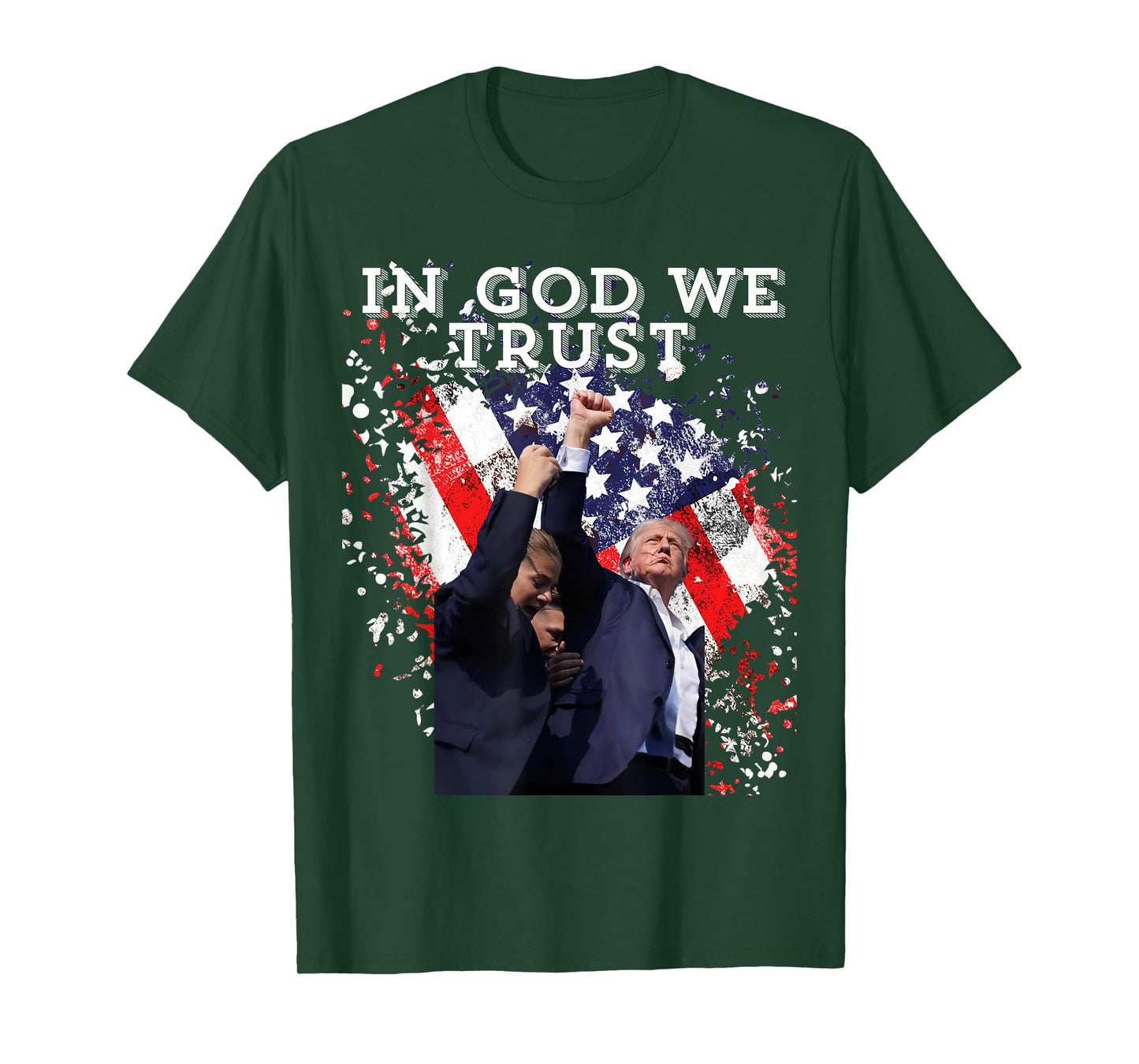 Trump Rally Shooter "In God We Trust" Trump 2024 T-Shirt
