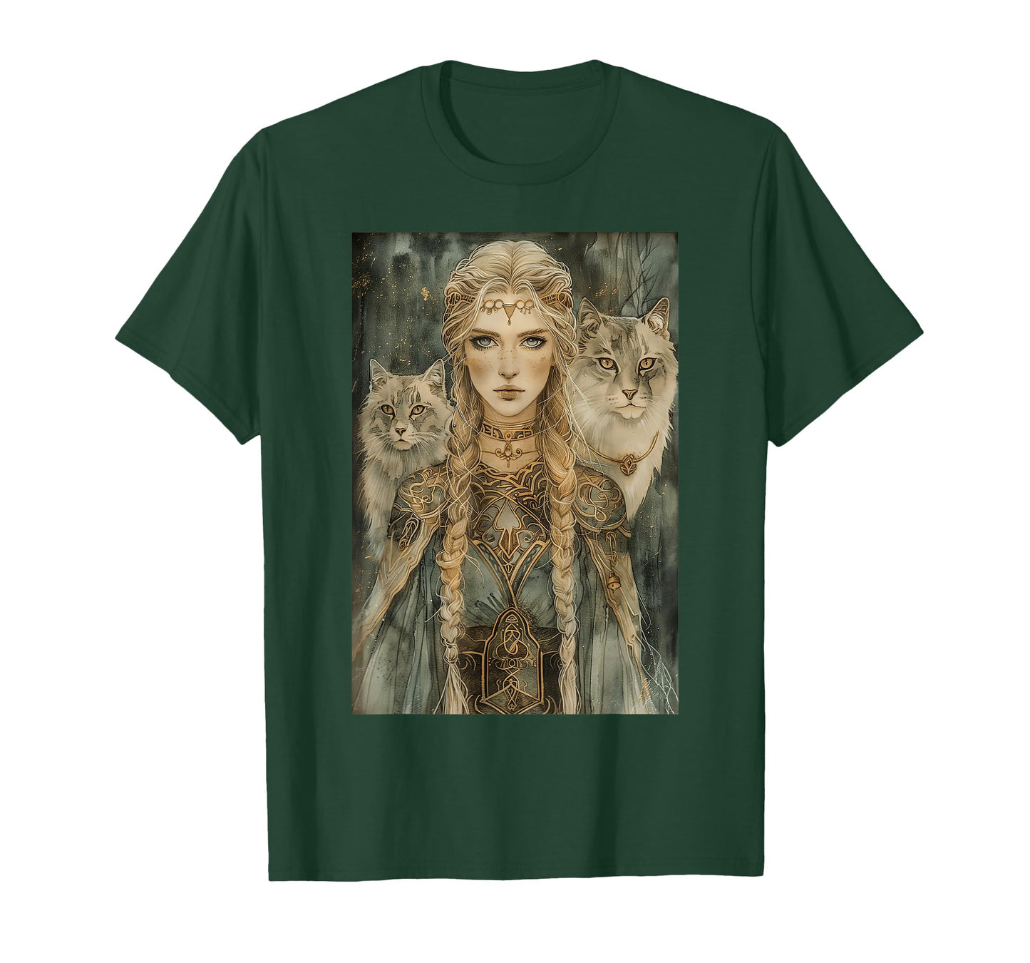 Freyja: Norse Goddess of Witchcraft, Love, and War T-Shirt