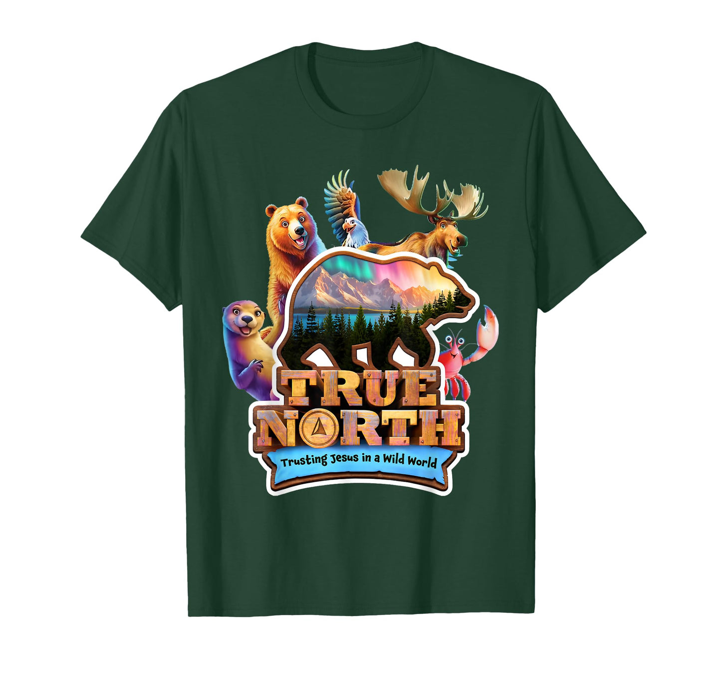 True North VBS 2025 Trusting Jesus Christian Camp T-Shirt