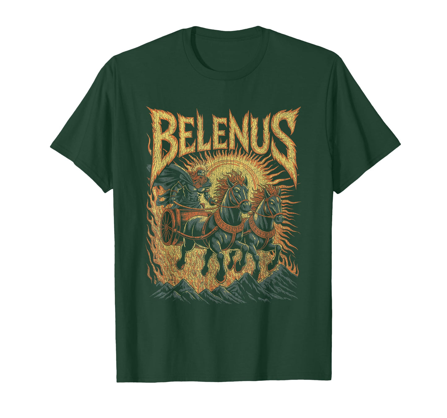 Belenus Celtic Sun God Solar Chariot Mythology T-Shirt
