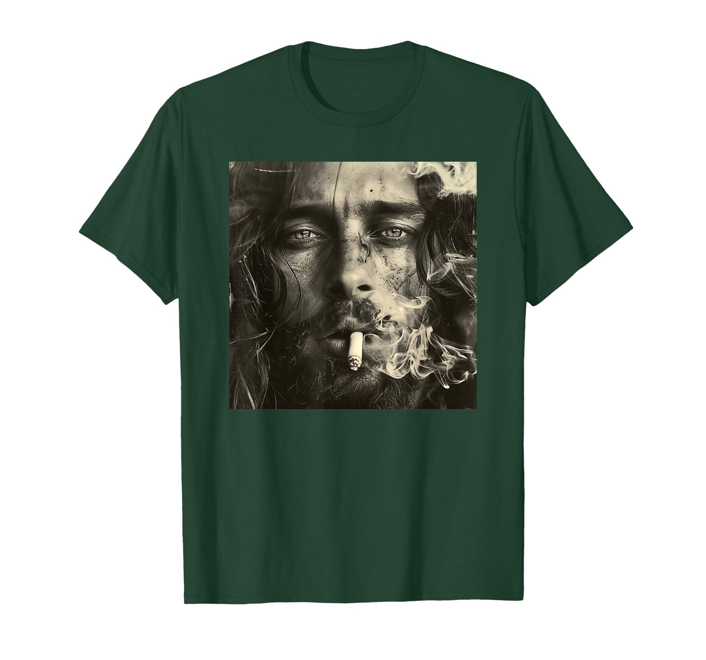 Cooler Jesus Christ Smokes, Resistance, Rebellious Jesus T-Shirt