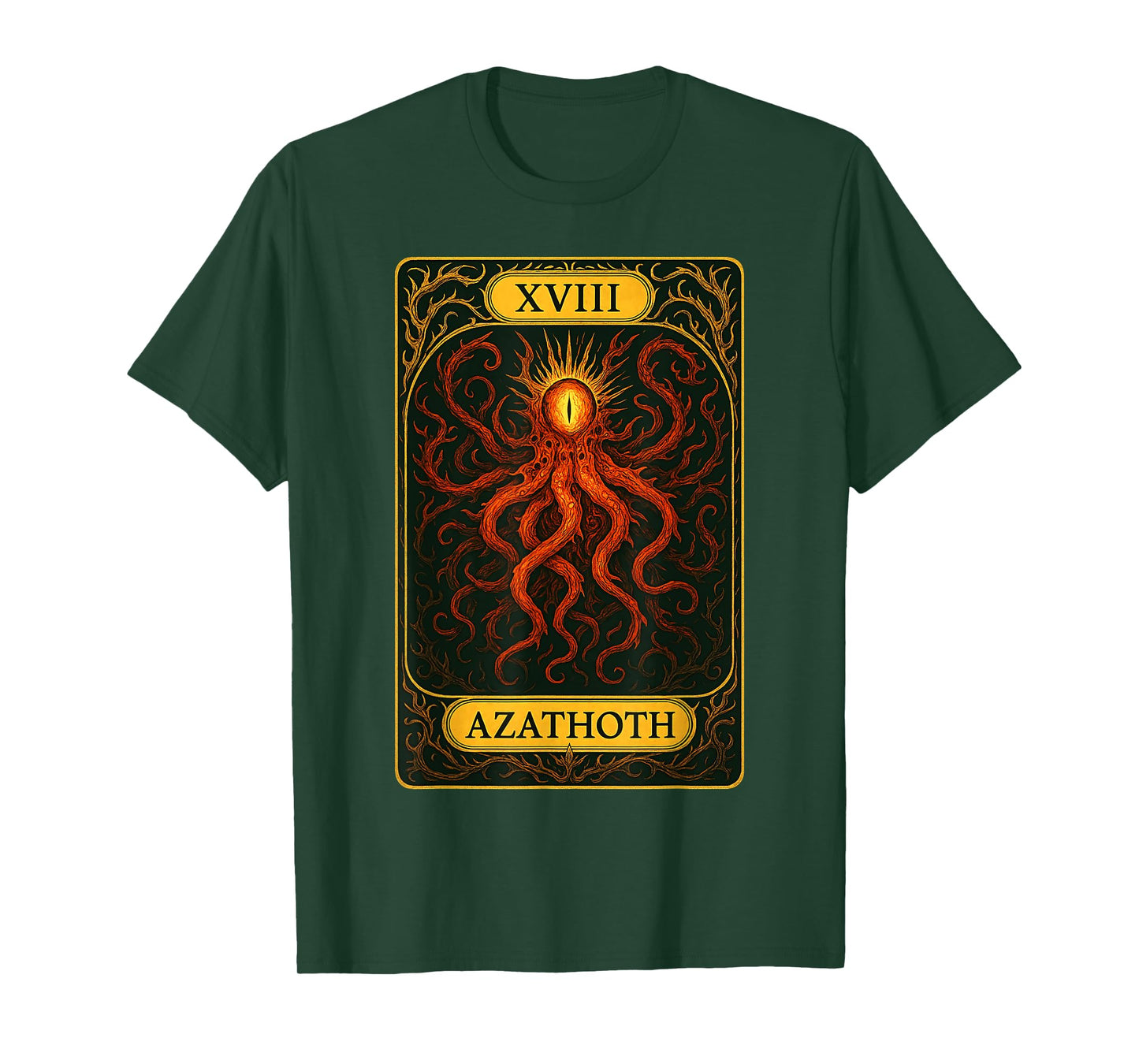 Azathoth Cthulhu Mythos Lovecraftian Necronomicon Tarot T-Shirt