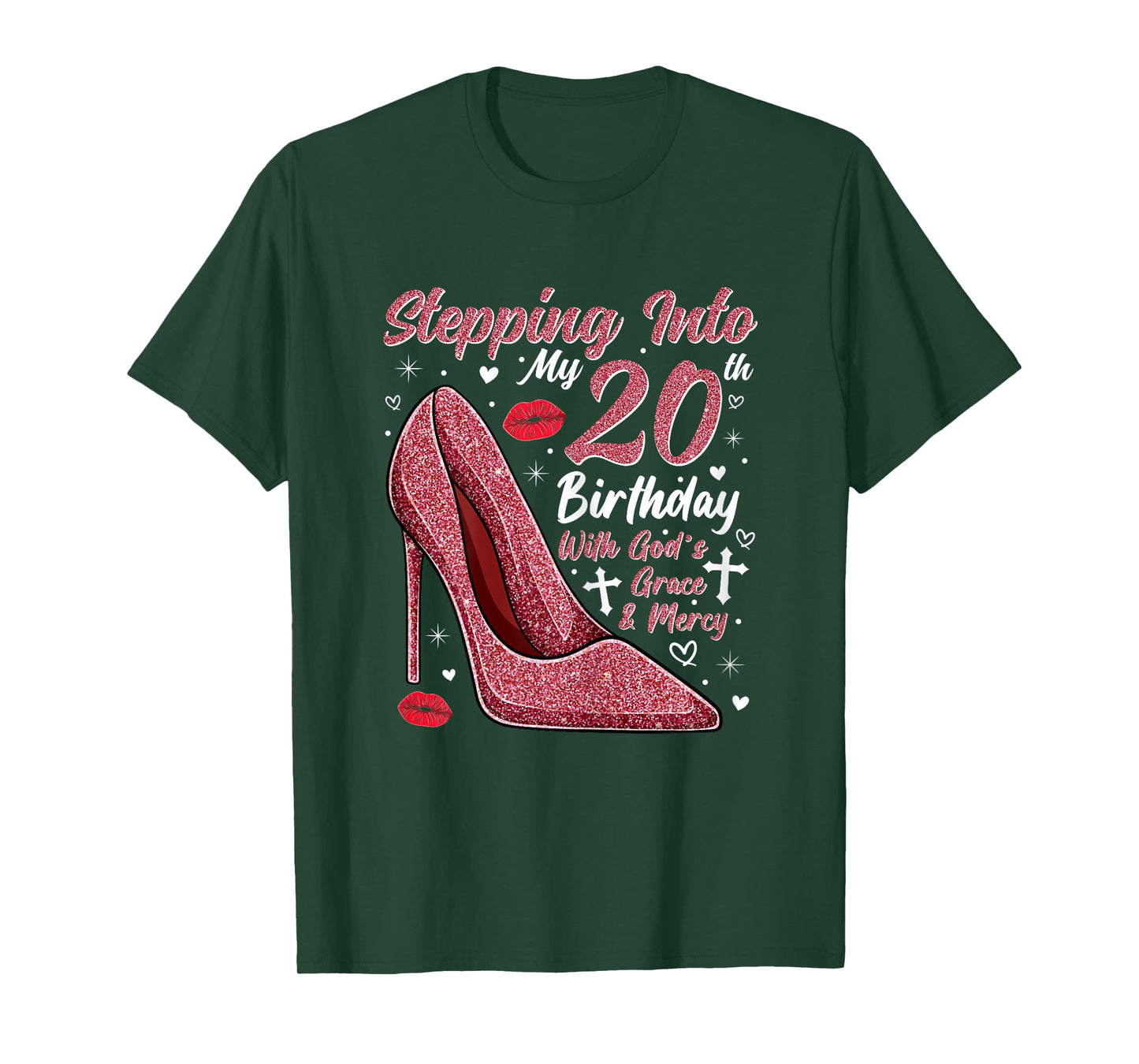Stepping Into My 20th Birthday Girls 20 Year Old T-Shirt
