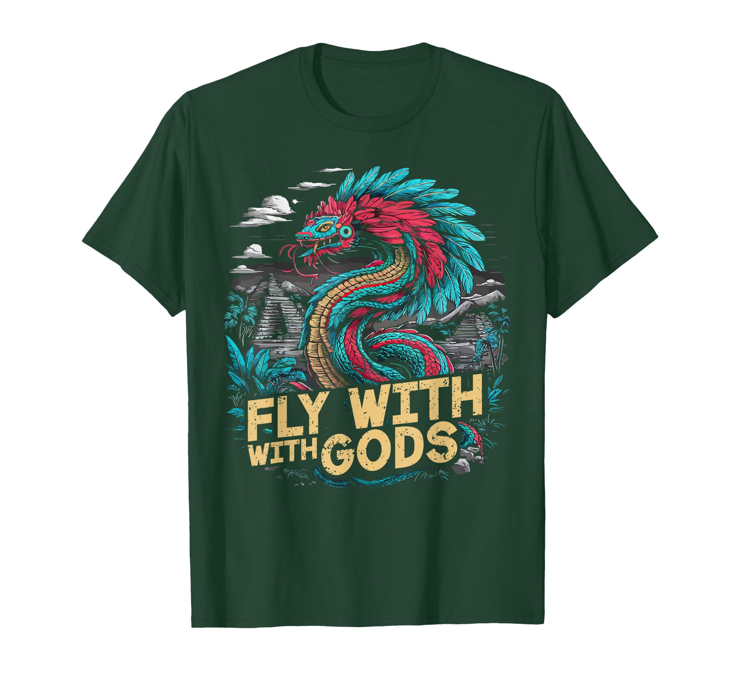 Aztec God Aztec Culture Mayan Indigenous Quetzalcoatl T-Shirt