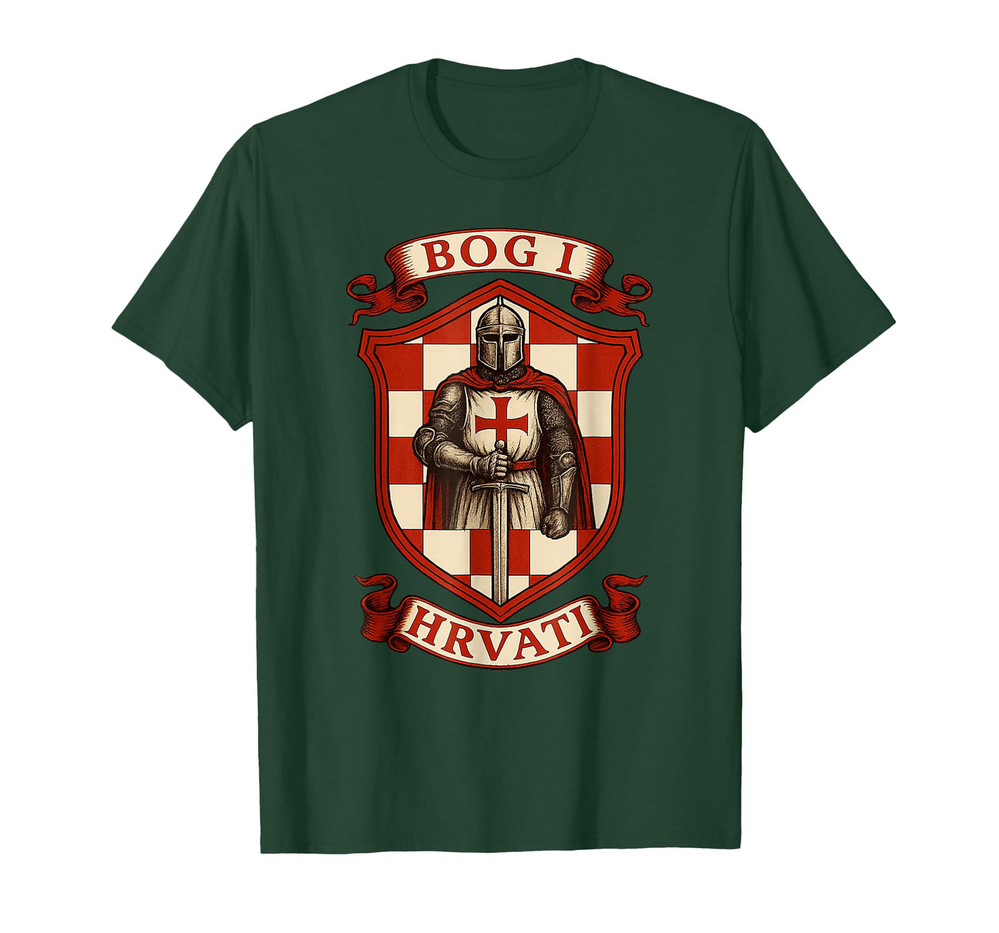 Bog I Hrvati - God and Croats Saying Croatia T-Shirt
