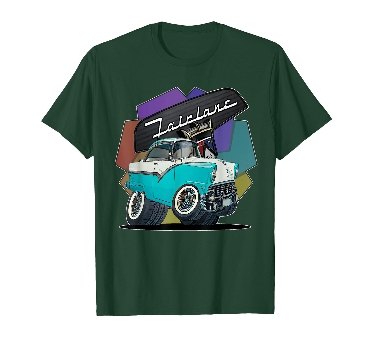 1956 56 fairlane, classic car art T-Shirt