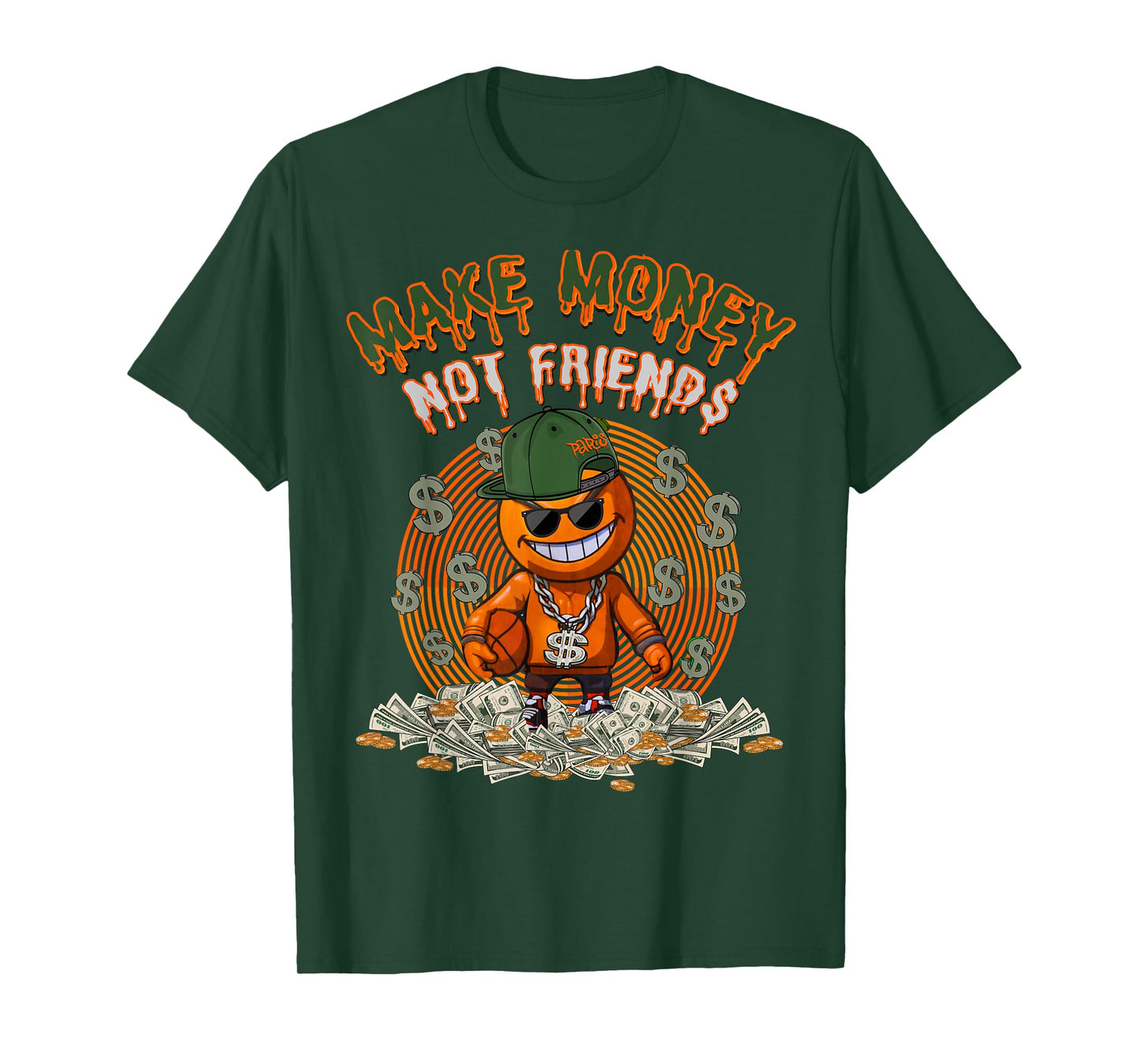 Olive Army Solar Orange | Orange Olive Sneaker Matching T-Shirt