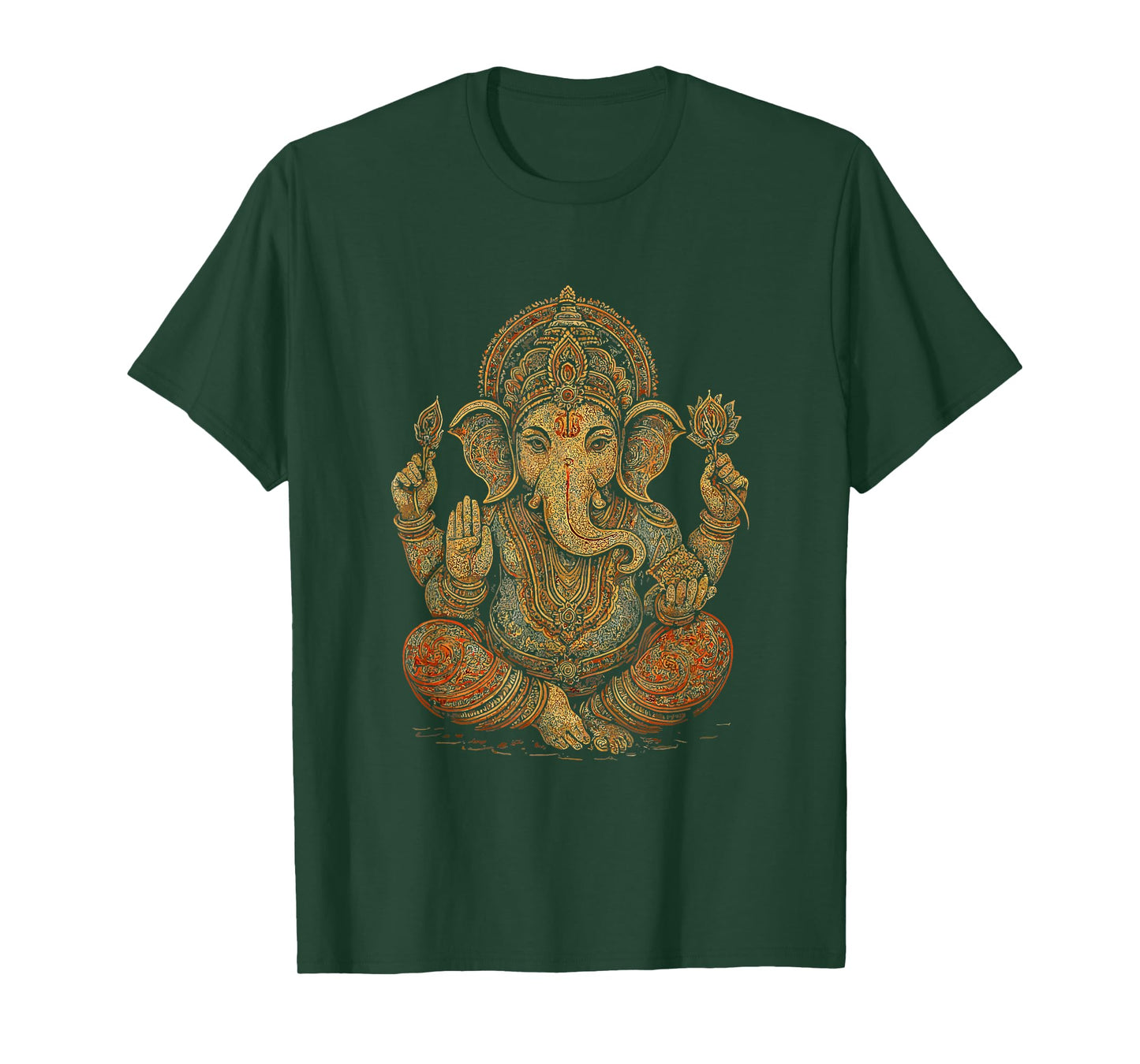 Ganesh Symbol Yoga Hindu Elephant God Ganesha Puja T-Shirt