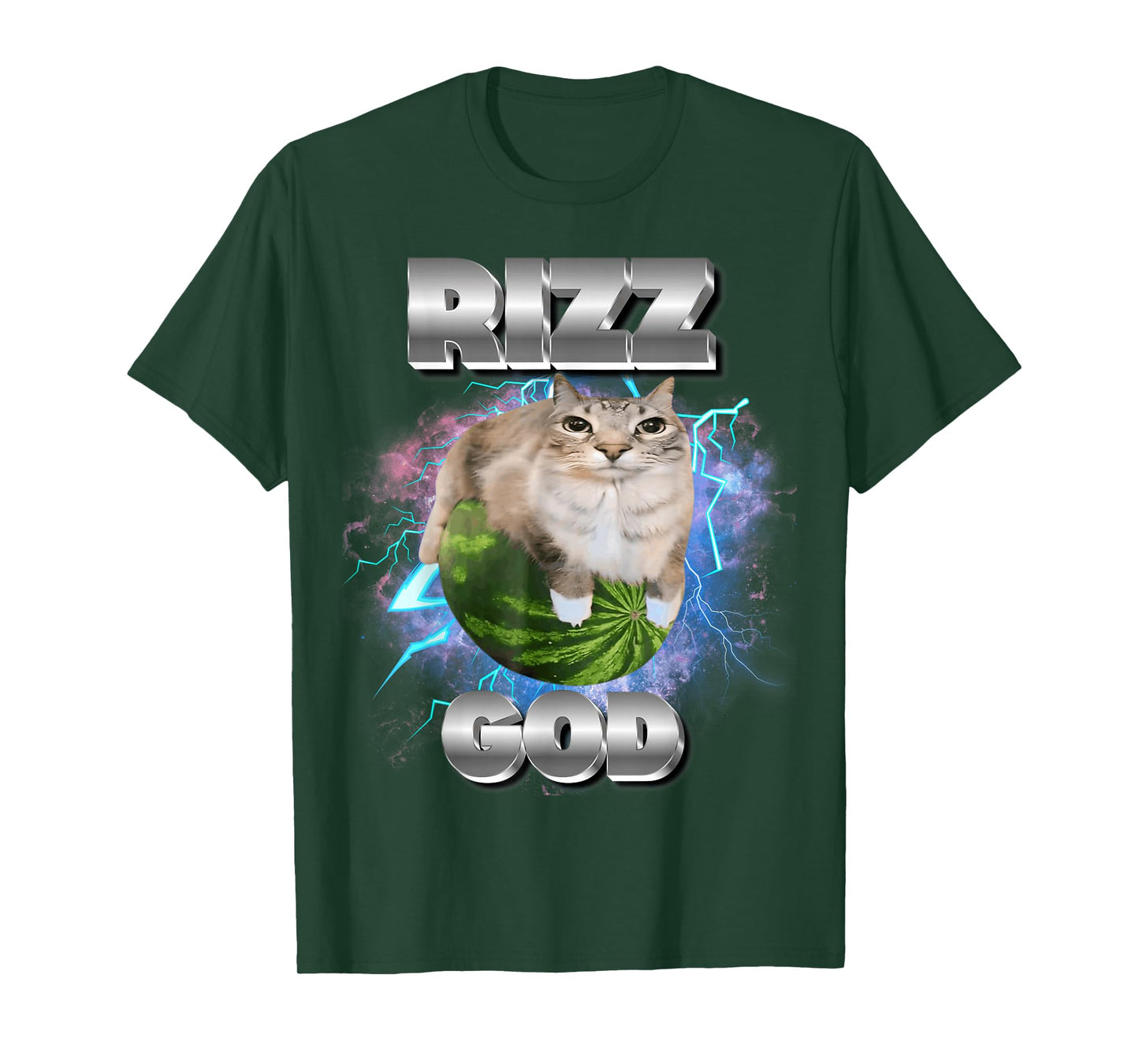 Rizz God Cat Meme Funny Memes Internet Memes Gen-Z Memes Kid T-Shirt