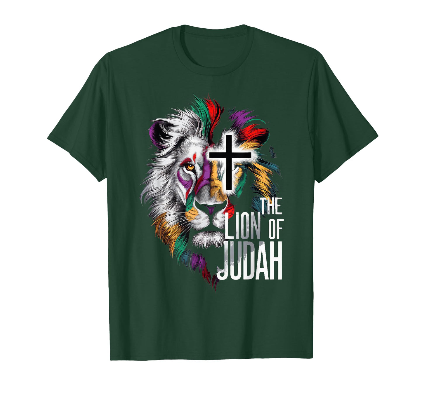 Jesus Lion of Judah Christian Faith for Men and Women T-Shirt