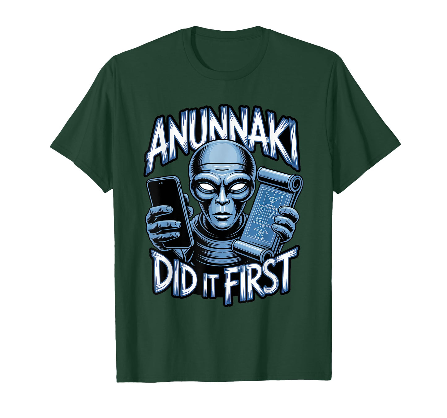Anunnaki Did It First Enki Enlil Ancient Astronaut Race T-Shirt