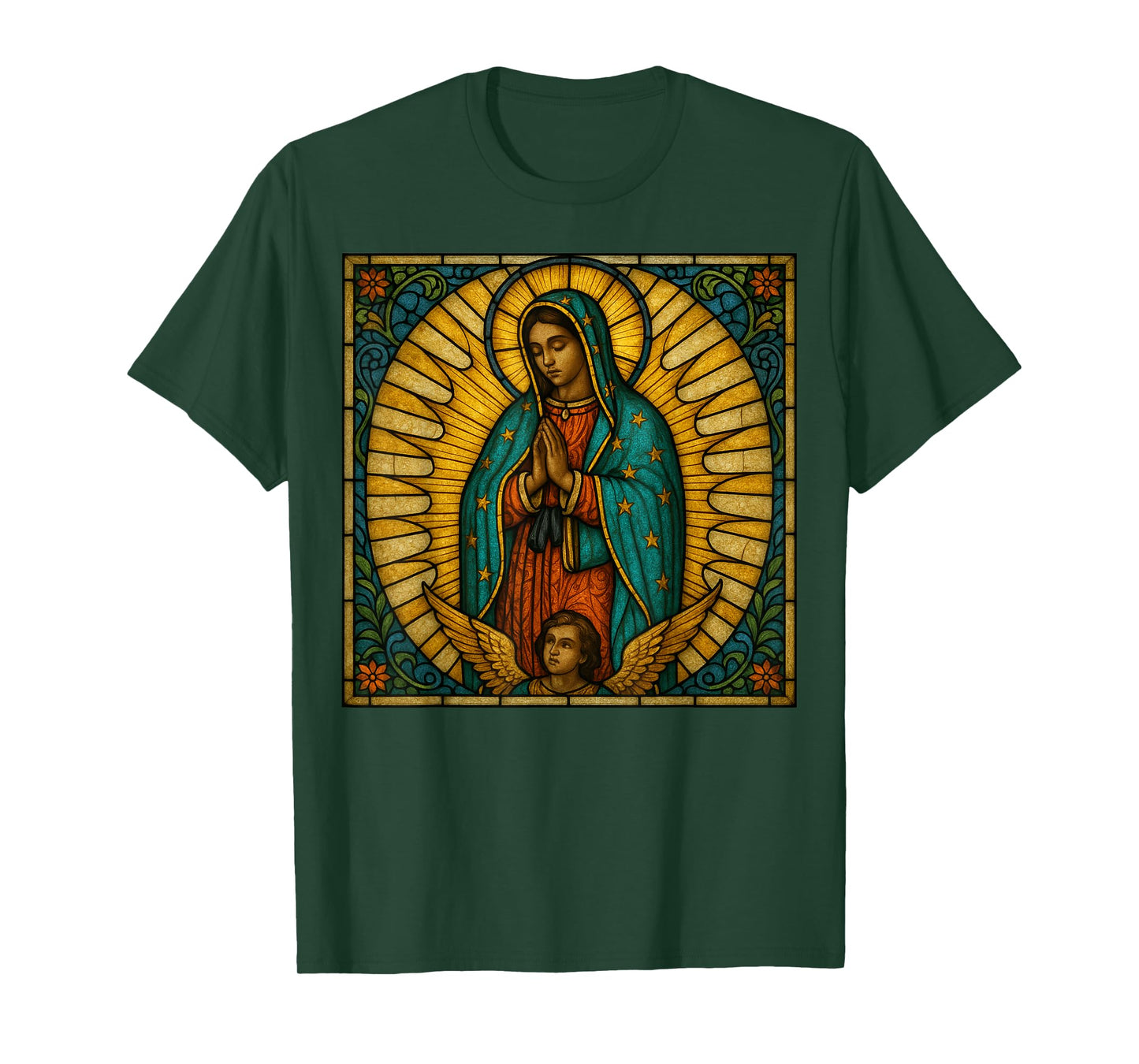 Catholic Our Lady of Guadalupe Mexican Saint Virgin Mary T-Shirt