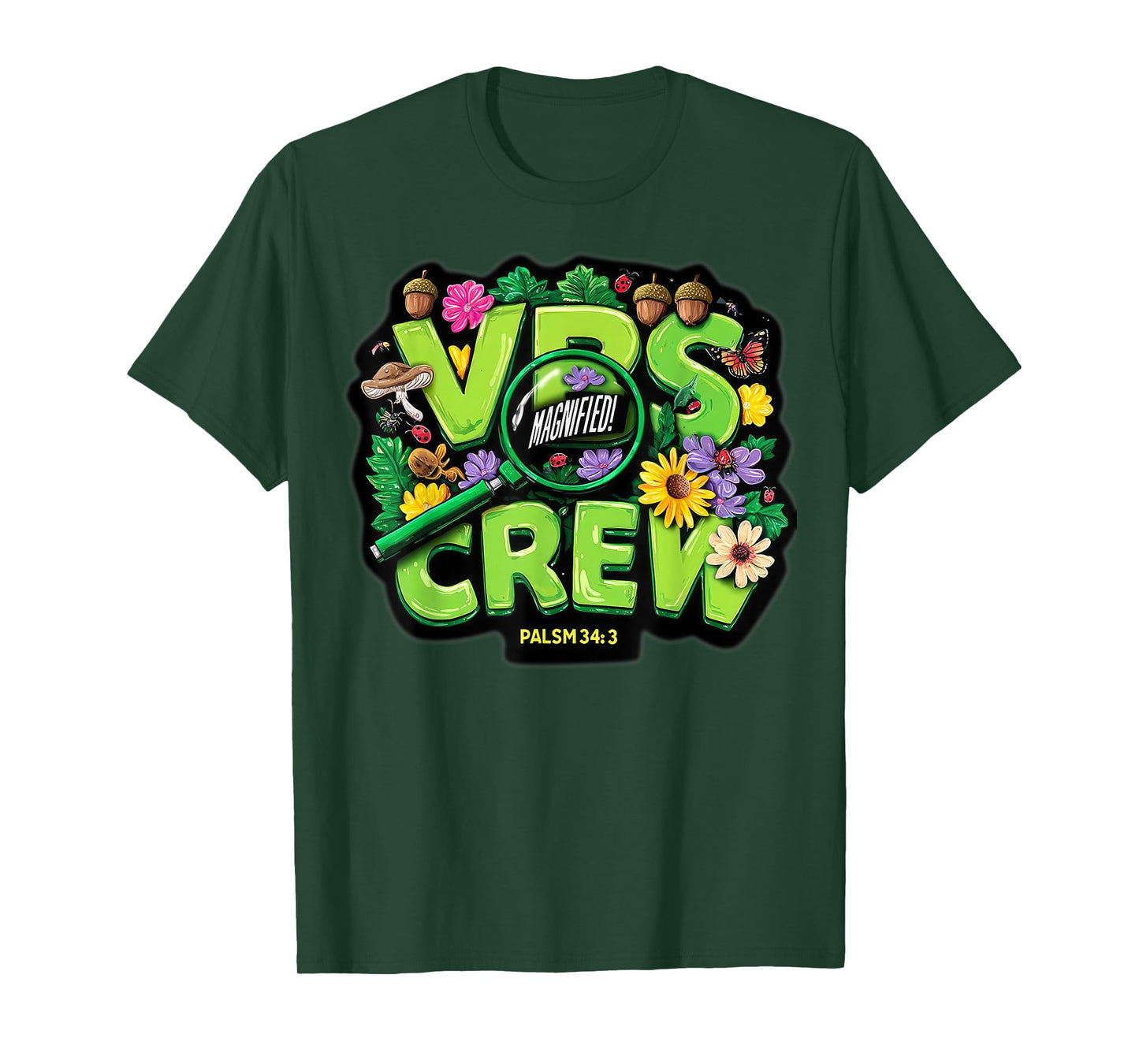 VBS Crew Magnified VBS 2025 Smallest Insects Christian T-Shirt