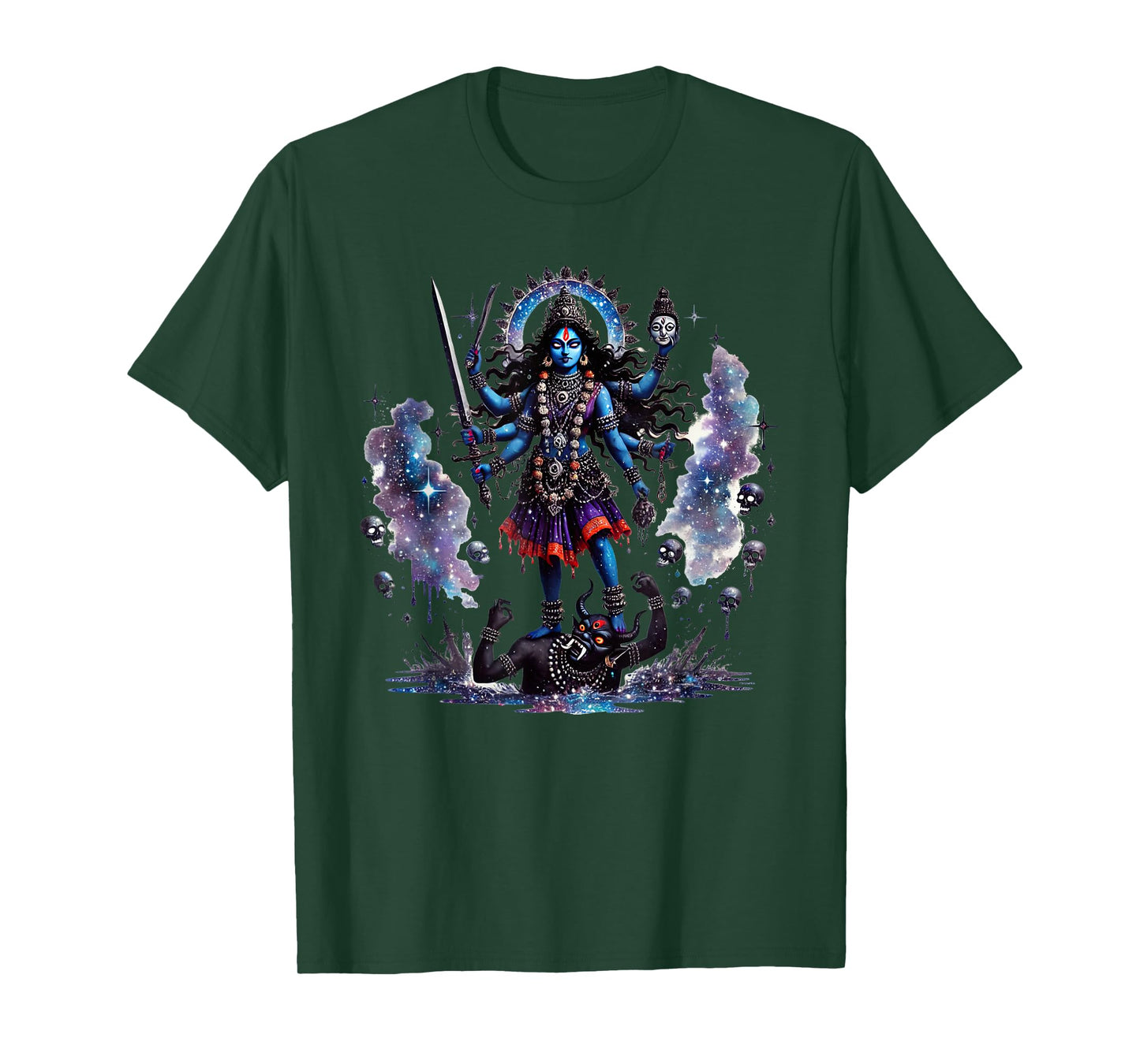 Kali Goddess Empowerment Through Destruction and Rebirth T-Shirt