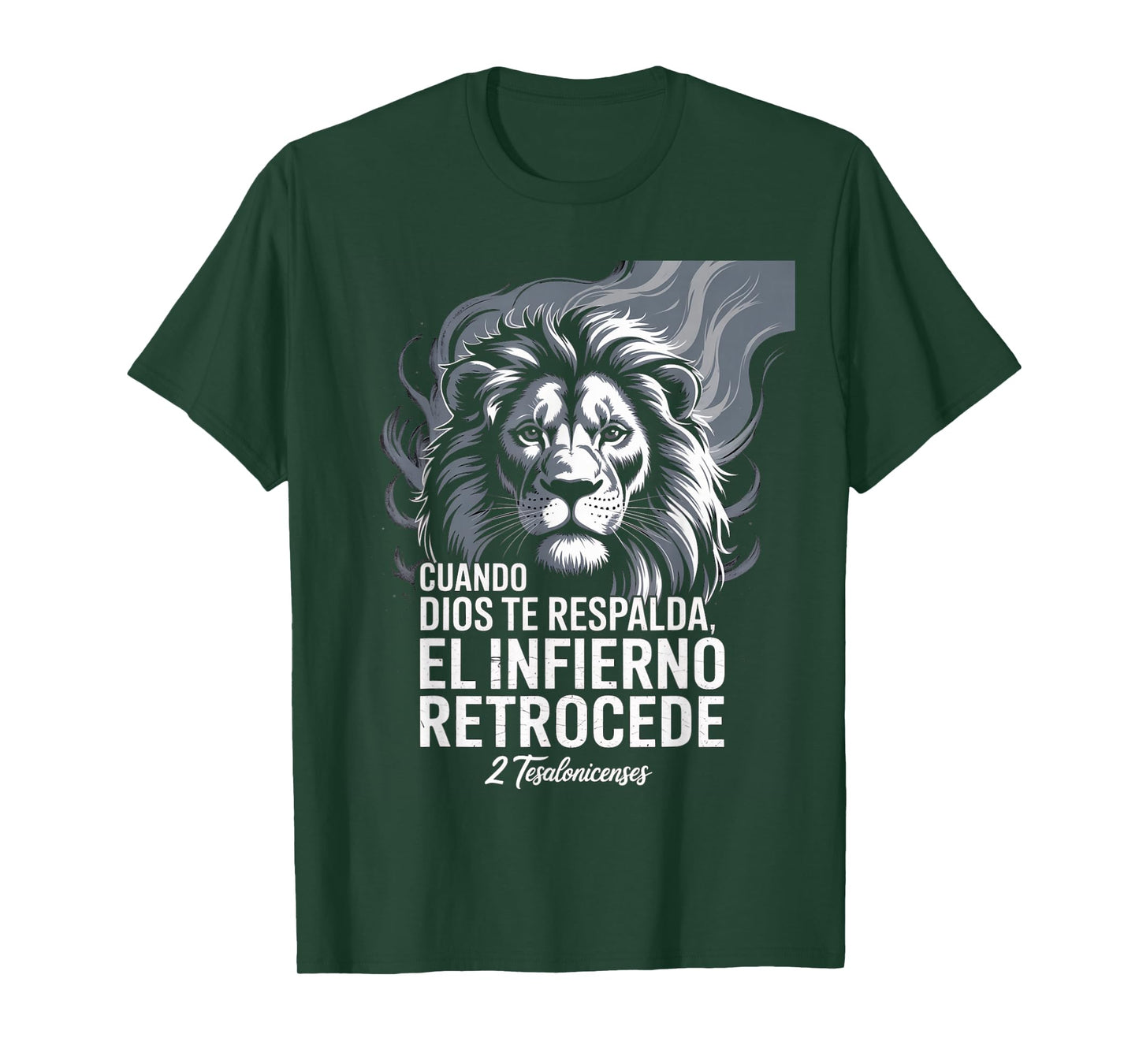 Cuando Dios Te Respalda el Infierno Retrocede – Verse T-Shirt