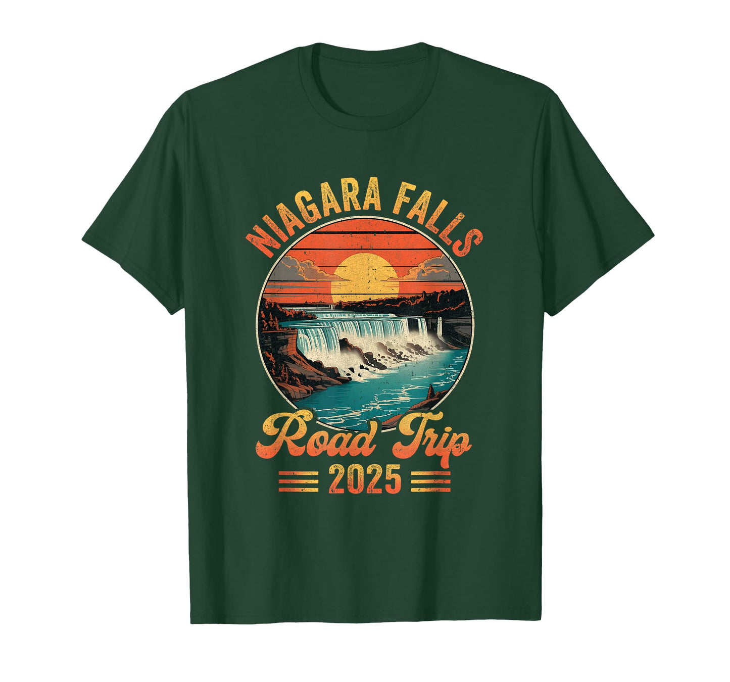 Niagara Falls Road Trip 2025 Summer Vacation Family Matching T-Shirt