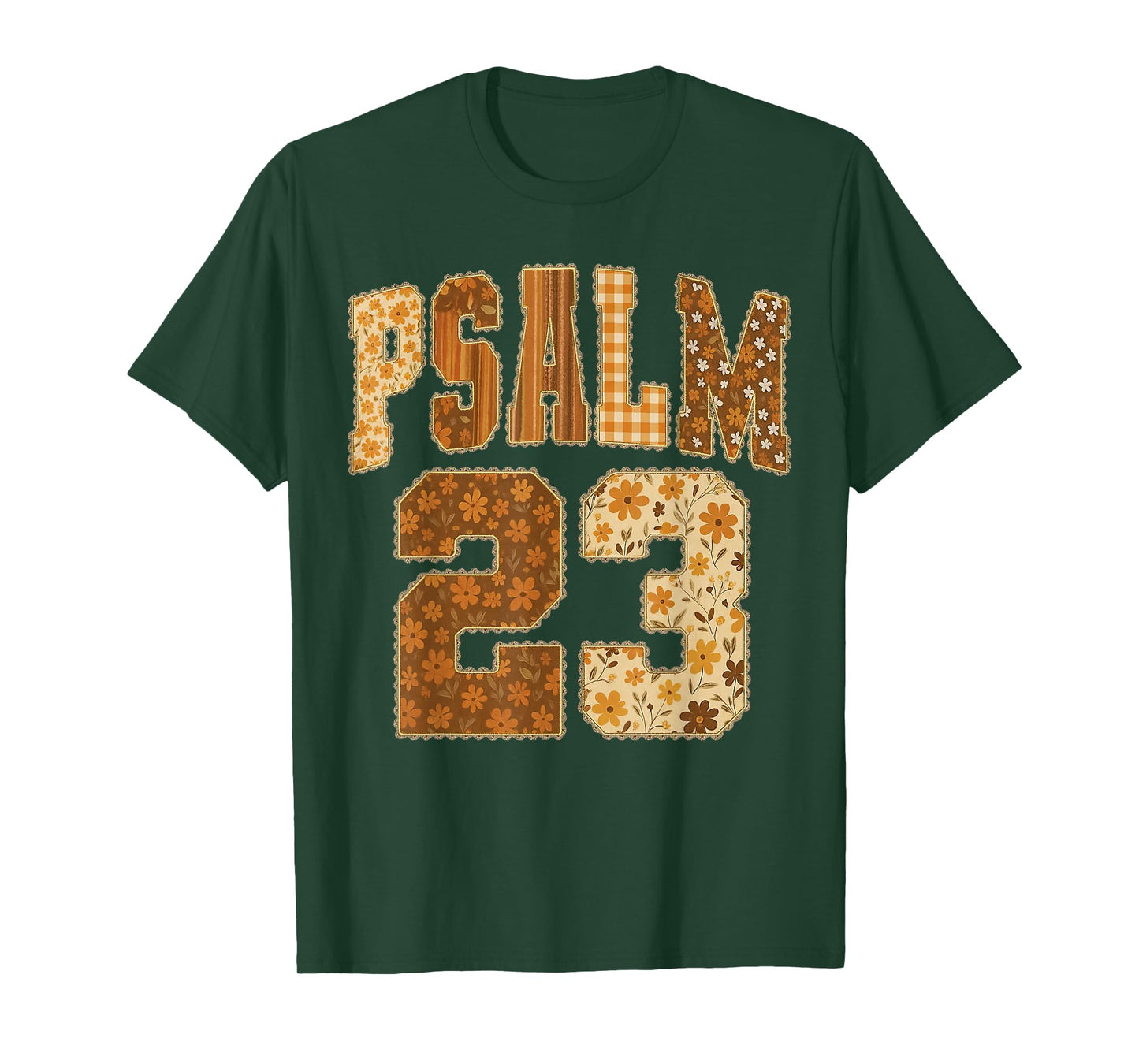 Psalm 23 The Lord is My Shepherd Bible Verse Thanksgiving T-Shirt
