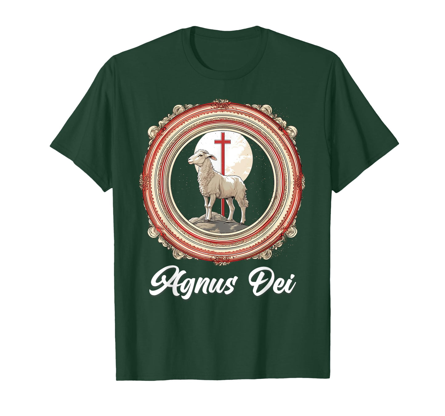 Agnus Dei Sanctus Traditional Latin Mass Catholic T-Shirt