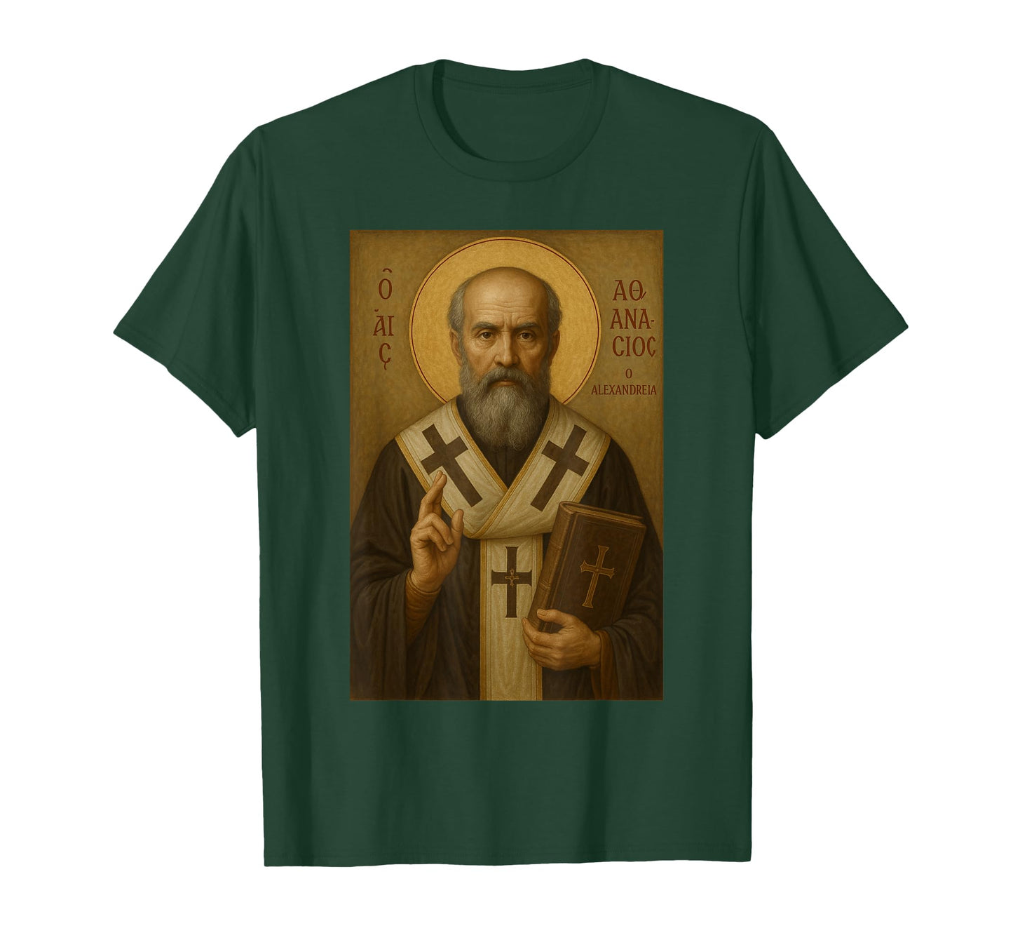 Orthodox Patriarch St. Athanasius of Alexandria Icon T-Shirt
