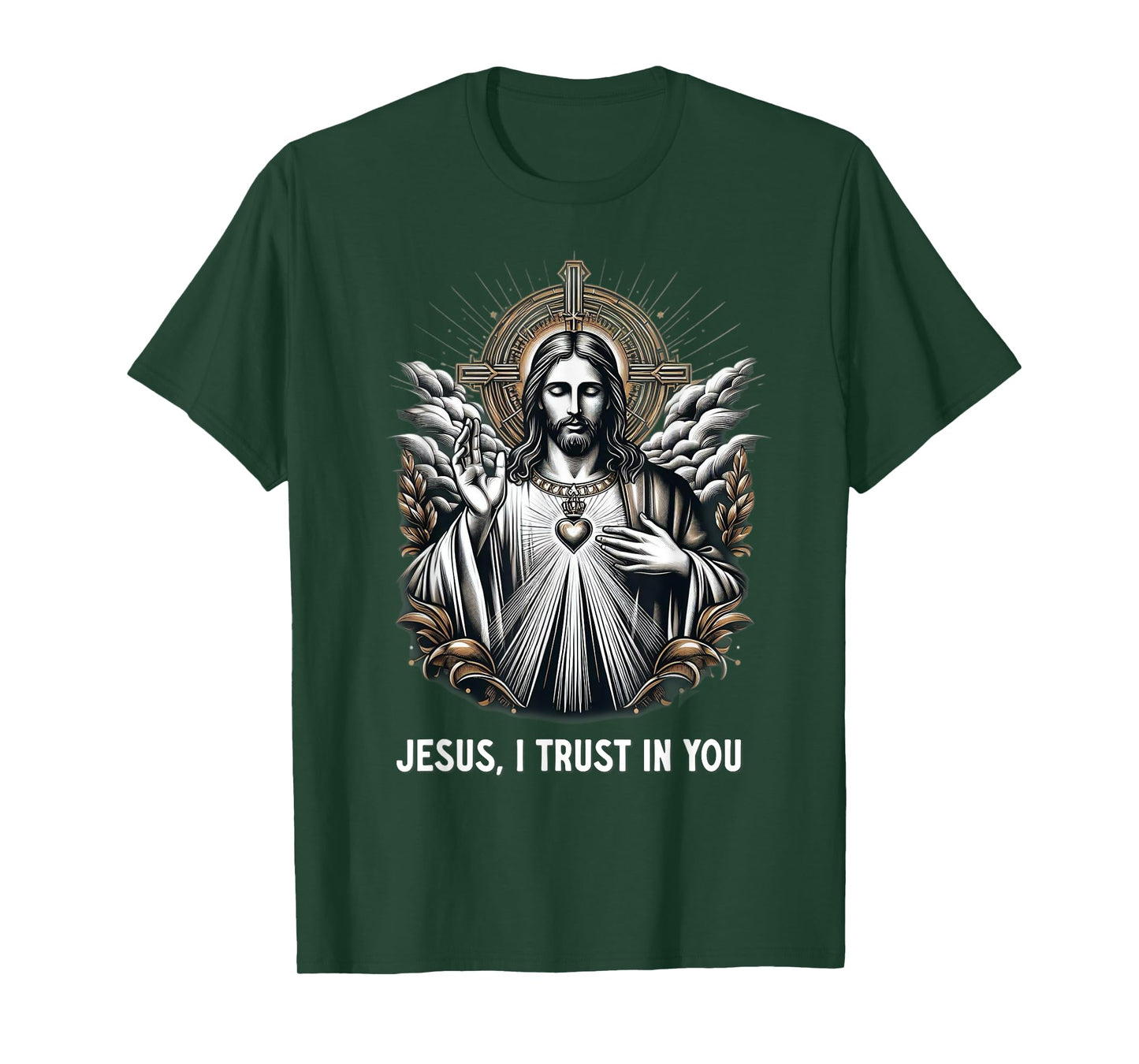 Jesus I Trust In You Divine Mercy Catholic T-Shirt