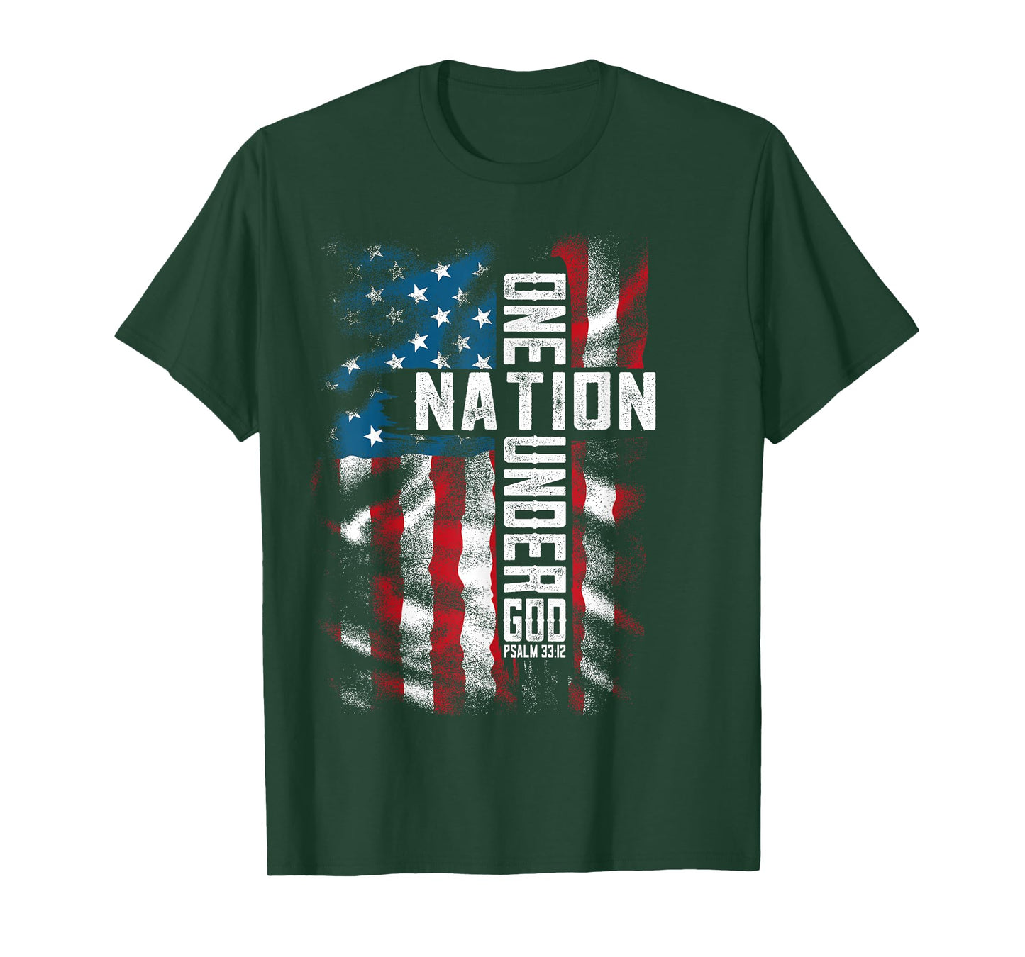 christian men , bible verse faith , patriotic 4th of july T-Shirt