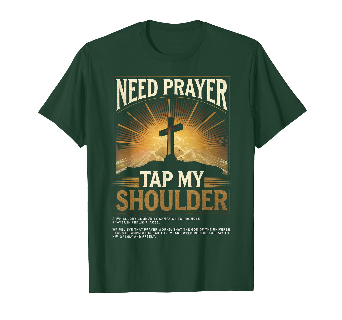Funny Faith Based Encouragement Evangelism Apparel Clothing T-Shirt