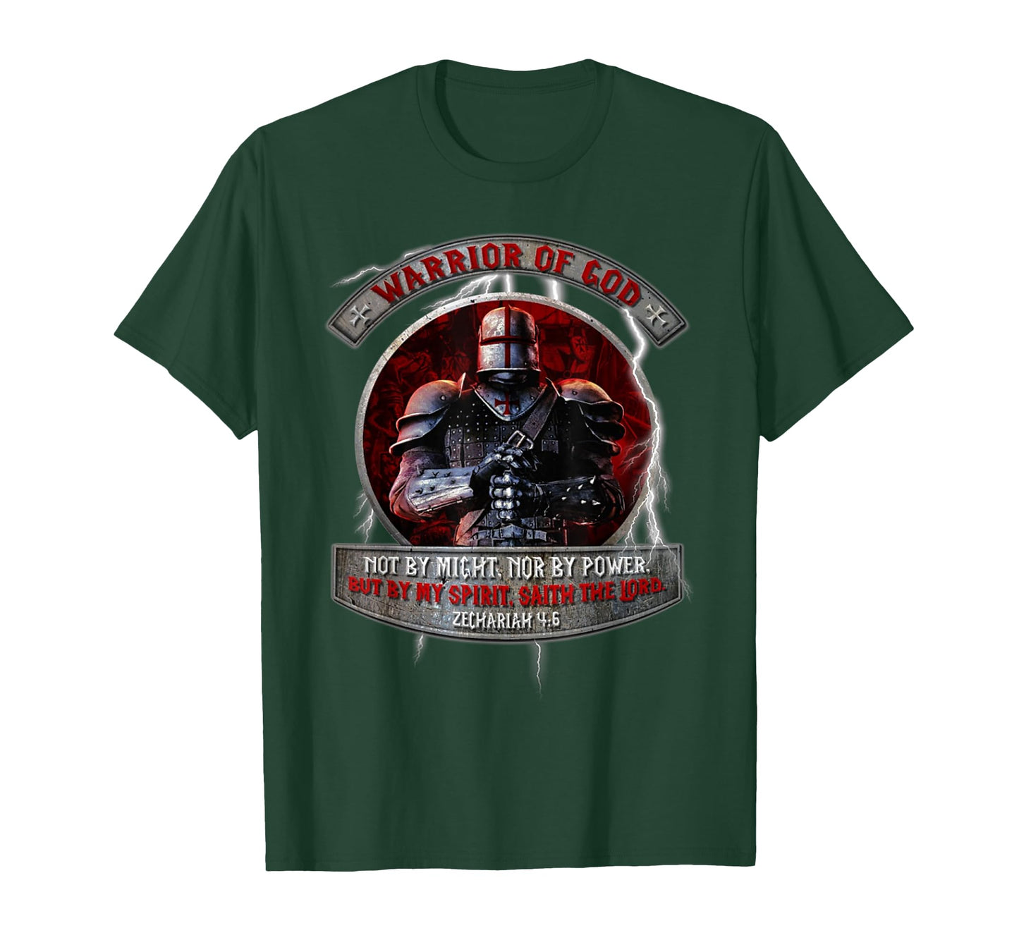 Warrior Of God not by might nor by power but by my spirit T-Shirt