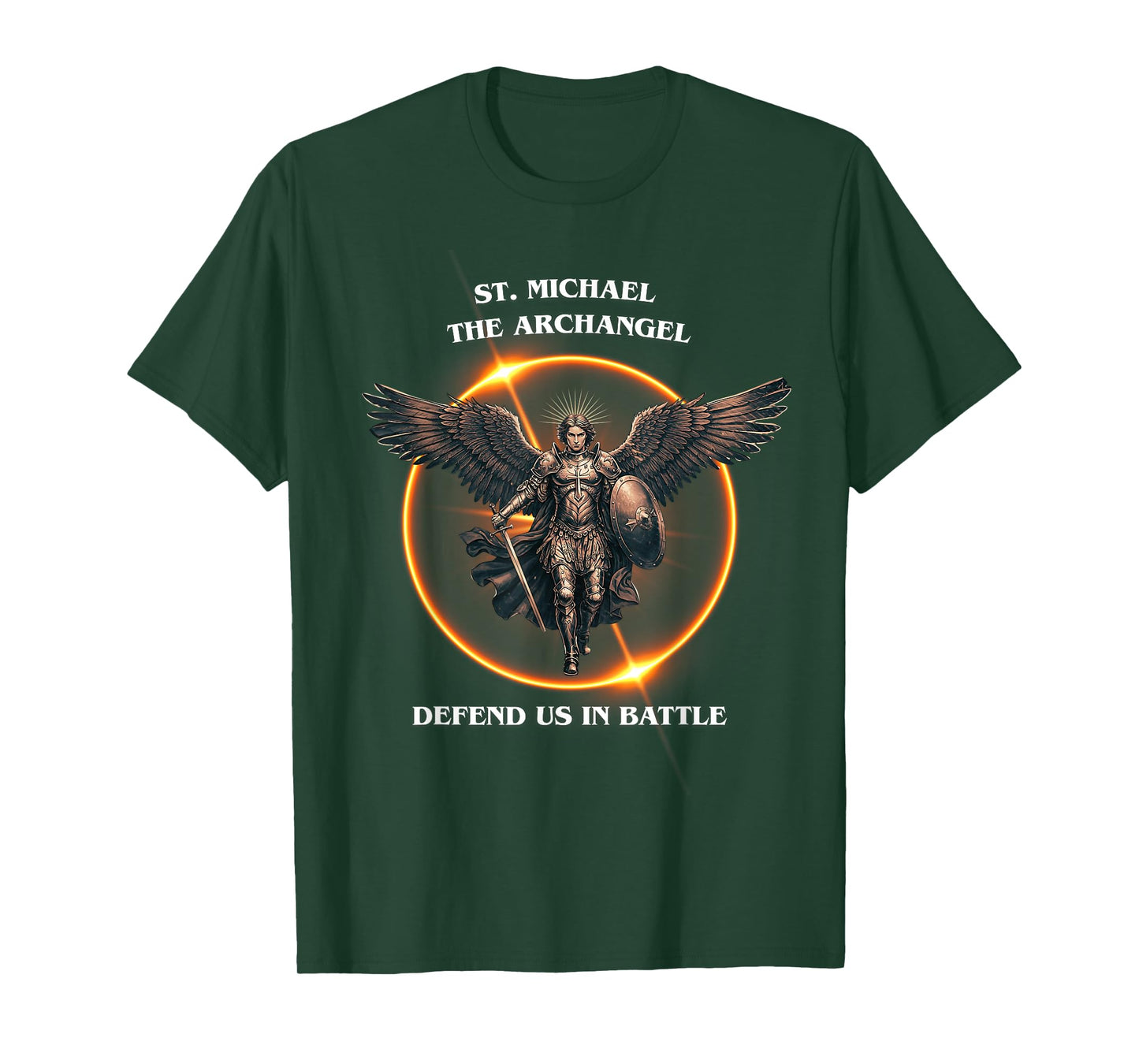 St. Michael The Archangel | Defend Us in Battle T-Shirt