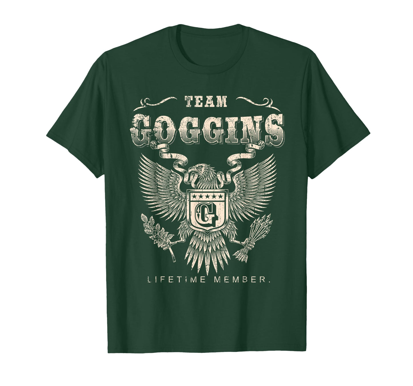 Team Goggins Family Name Lifetime Member T-Shirt T-Shirt