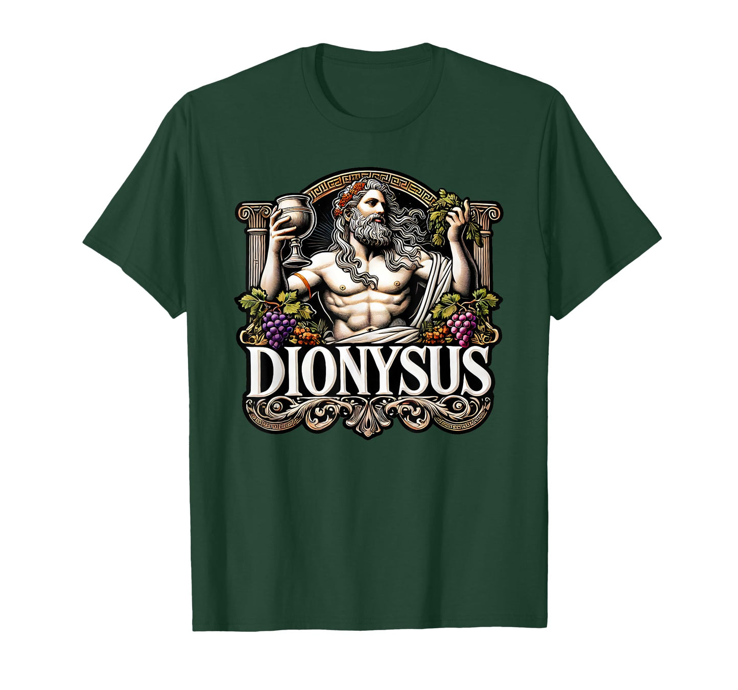 Dionysus Greek God of wine Mythology Ancient Greece T-Shirt