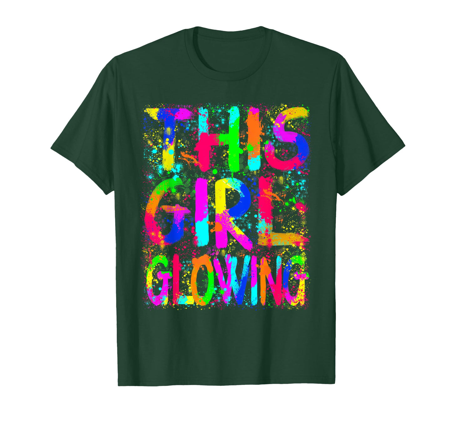 This Girl Glowing In My Glowing Era Group Team Tie Dye T-Shirt