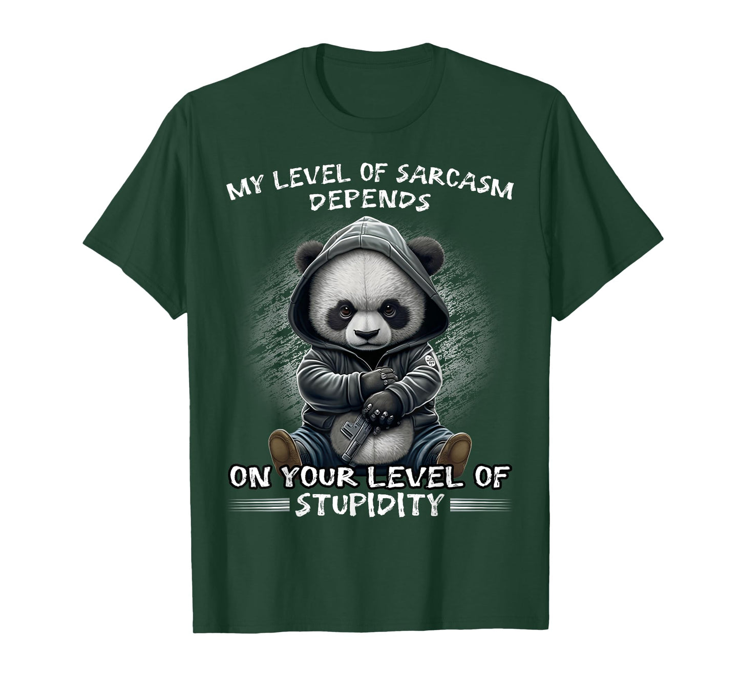 My Level of Sarcasm Depends Funny Sarcastic Quote T-Shirt