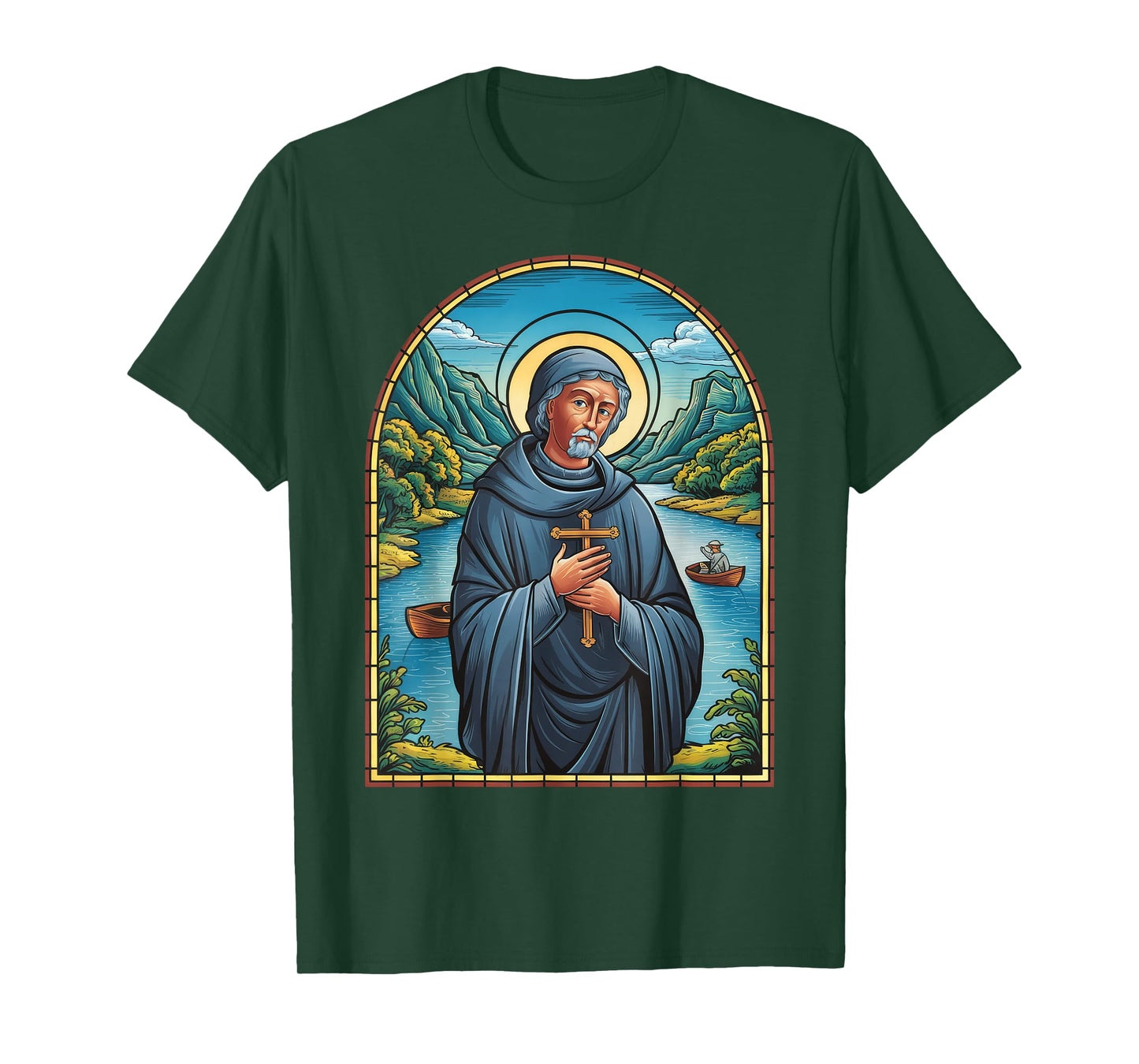 St Martin de Porres Catholic Church Black Saints Peru Cross T-Shirt