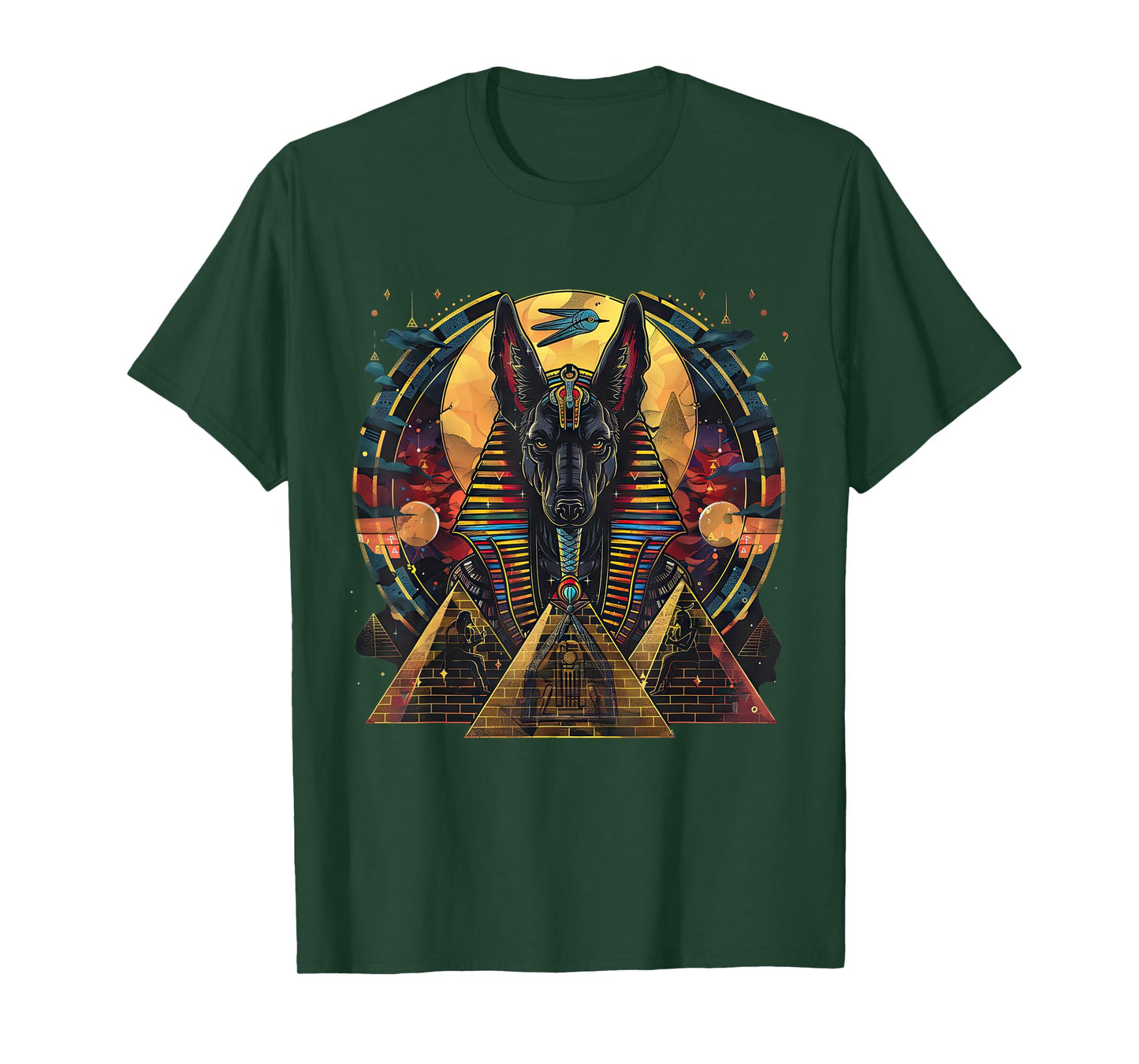 Ancient Egypt Mythology Egyptian God Anubis T-Shirt